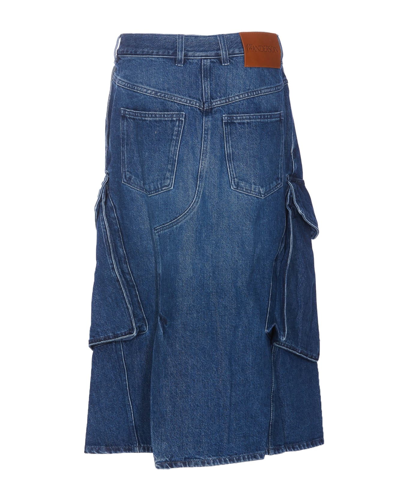 J.W. Anderson Cargo Pocket Midi Skirt - Blue スカート