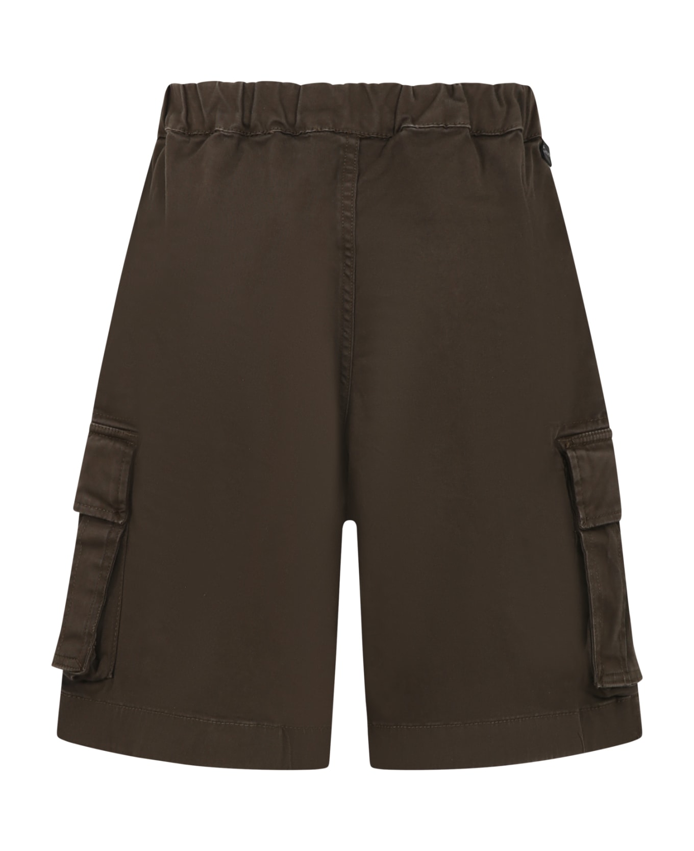 Woolrich Green Shorts For Boy - Green ボトムス