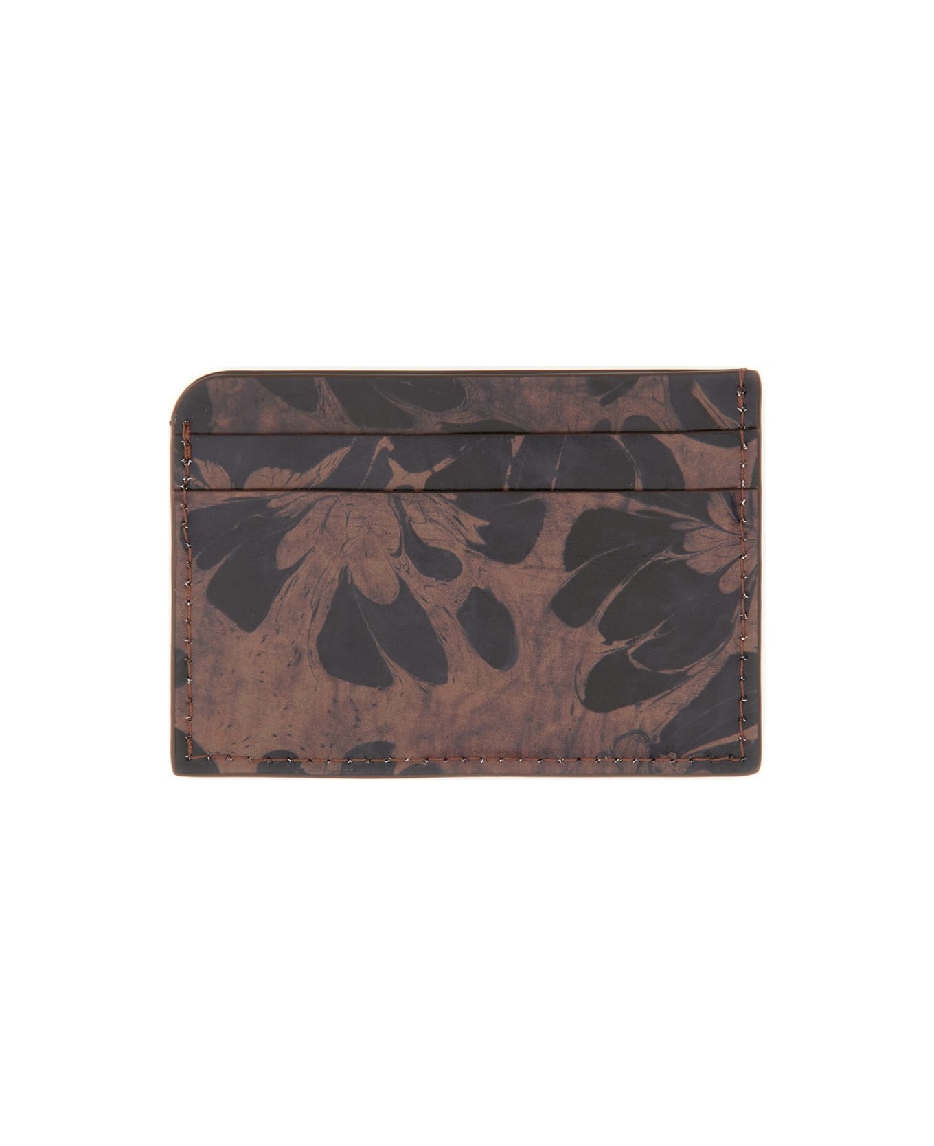 Dries Van Noten Leather Card Holder - MULTICOLOUR