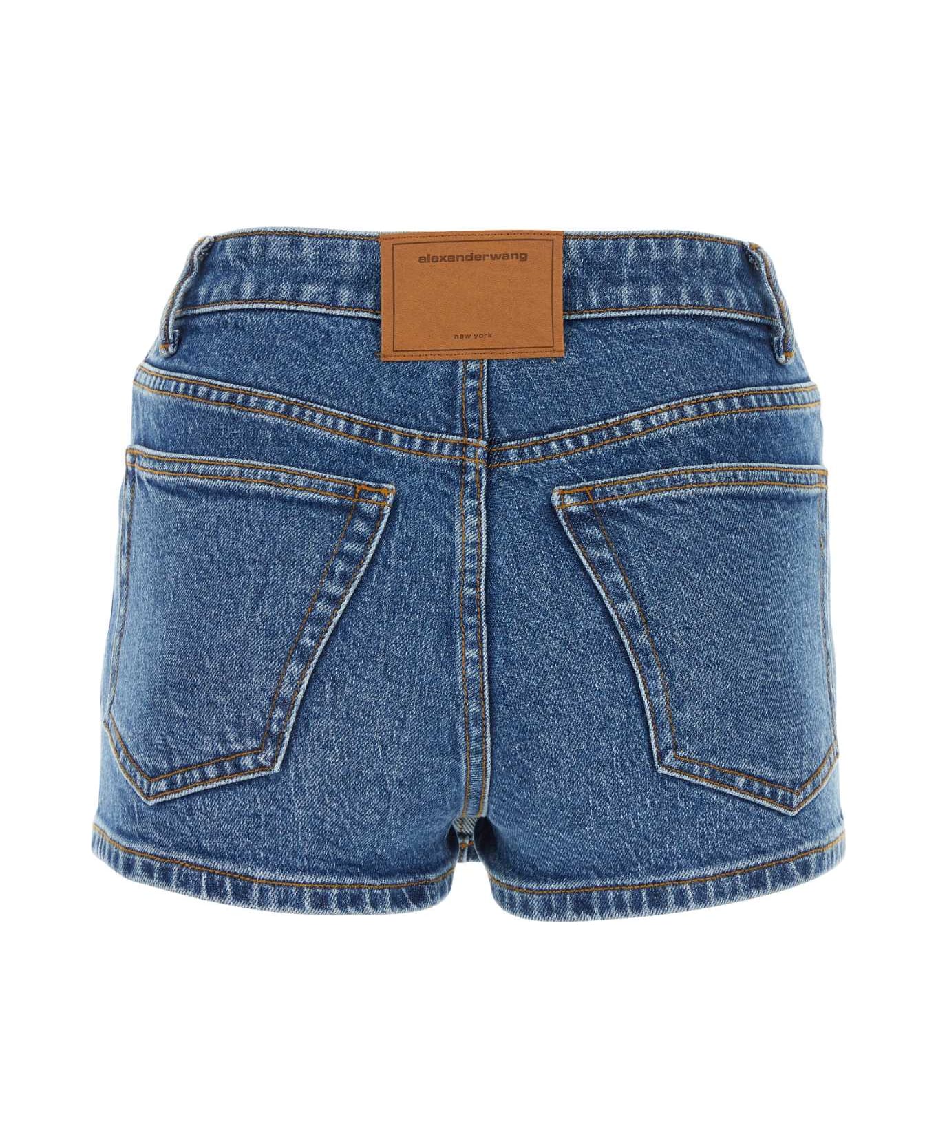 【関税&送料込】Alexander Wang Denim Stretch Shorts Alexander Wang Denim Stretch Shorts | italist