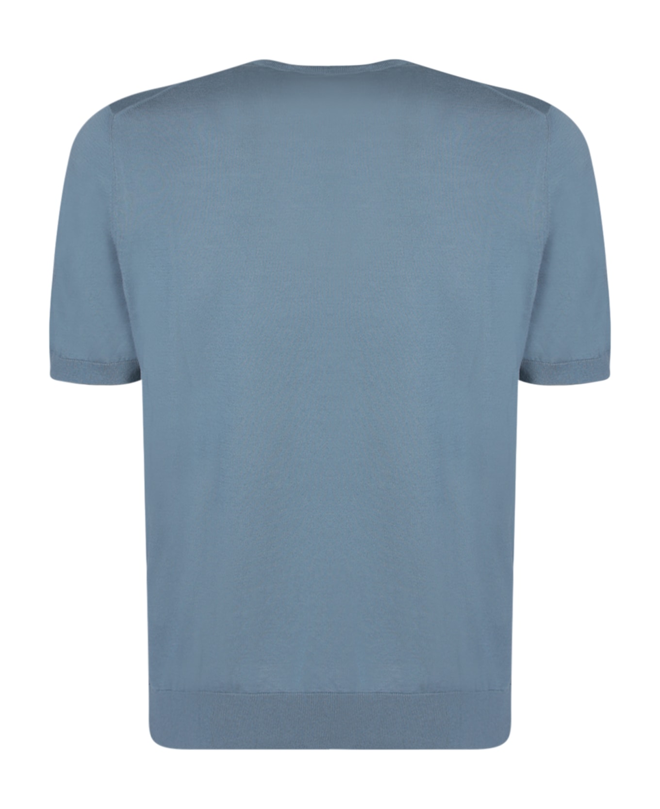 Tagliatore Short Sleeves Petrol T-shirt - Blue シャツ