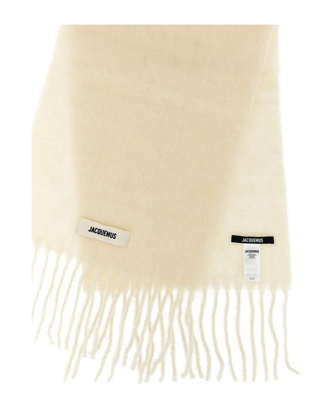 Jacquemus 'l'echarpe Carro' Scarf - White