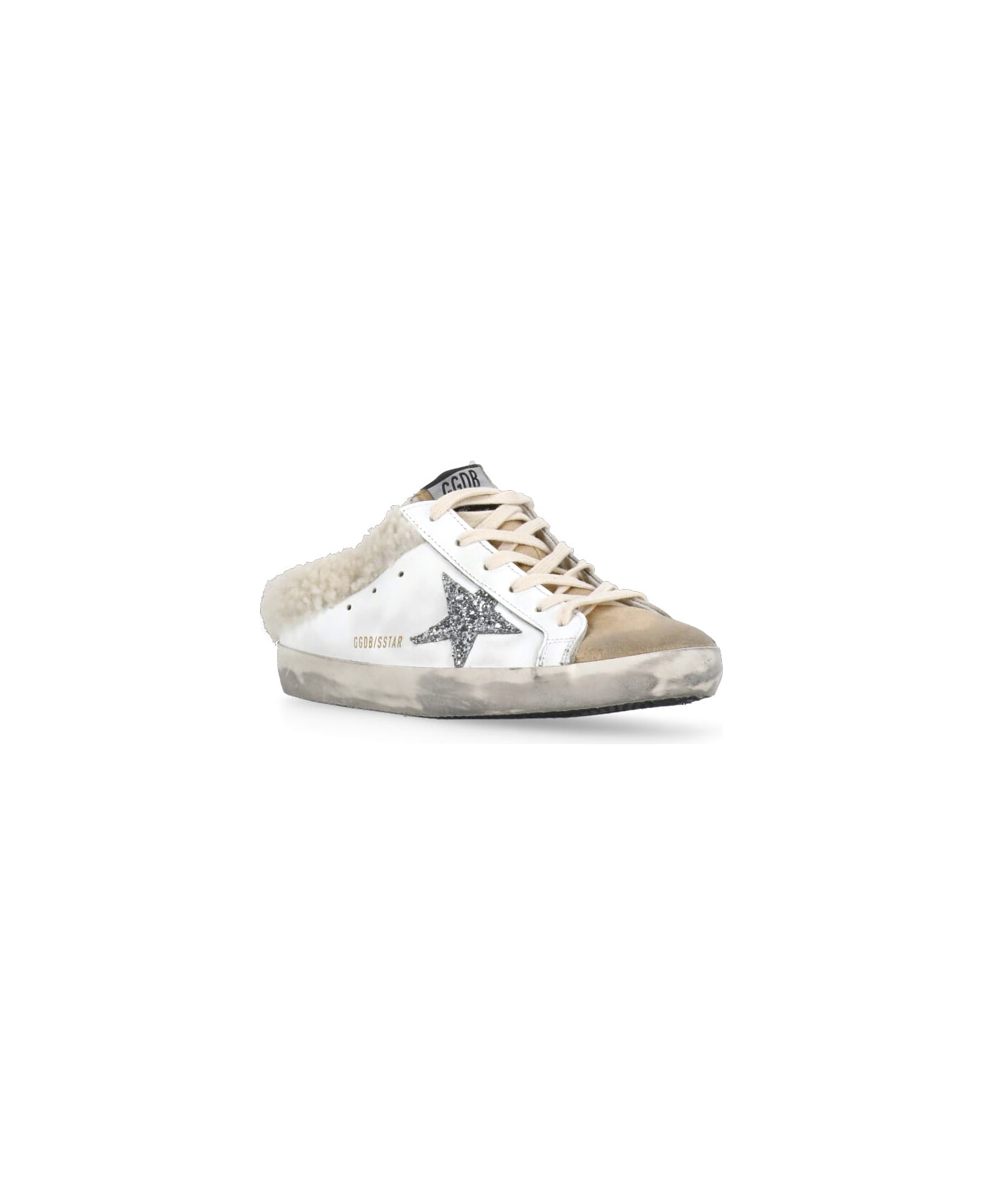 Golden Goose Super Star Sabot - White