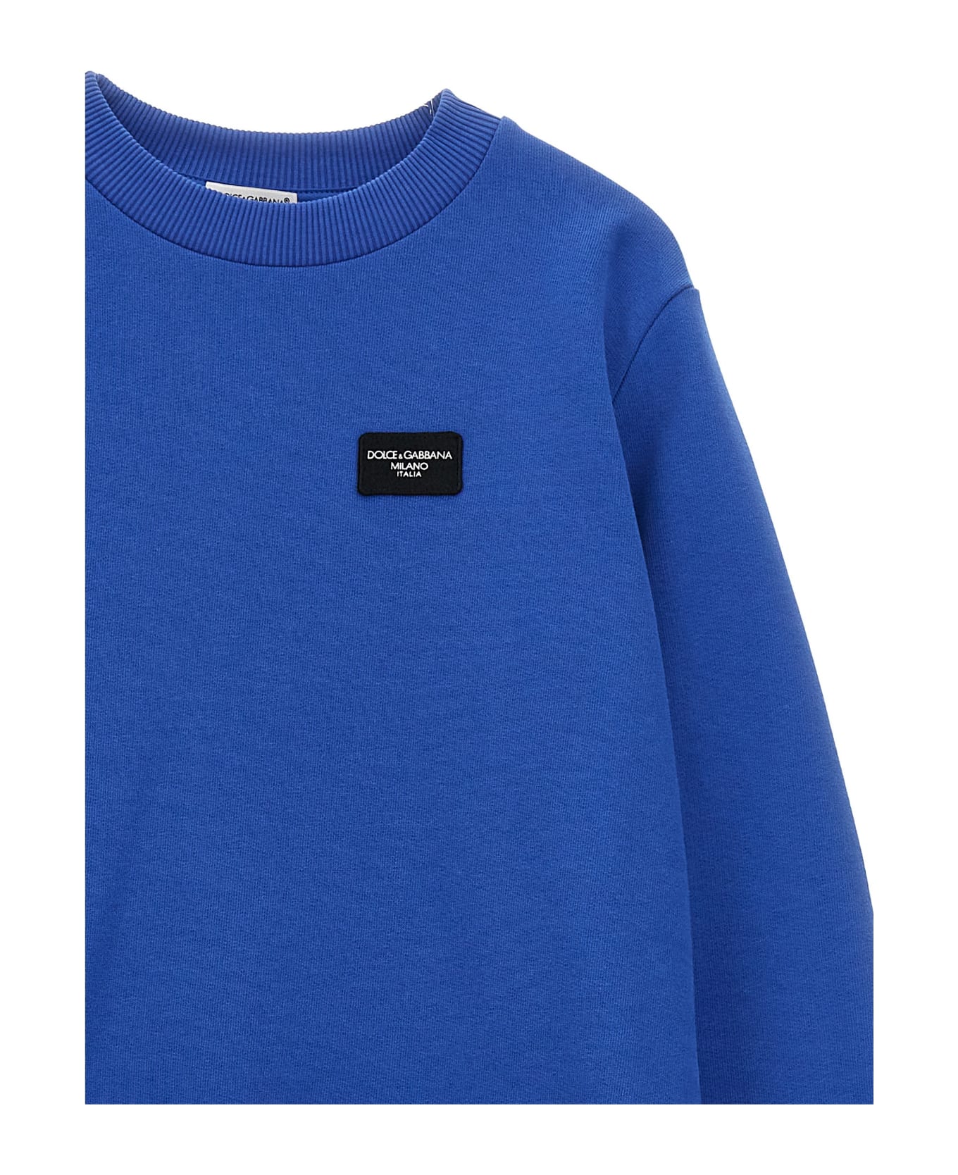 Dolce & Gabbana Logo Sweatshirt - Blu