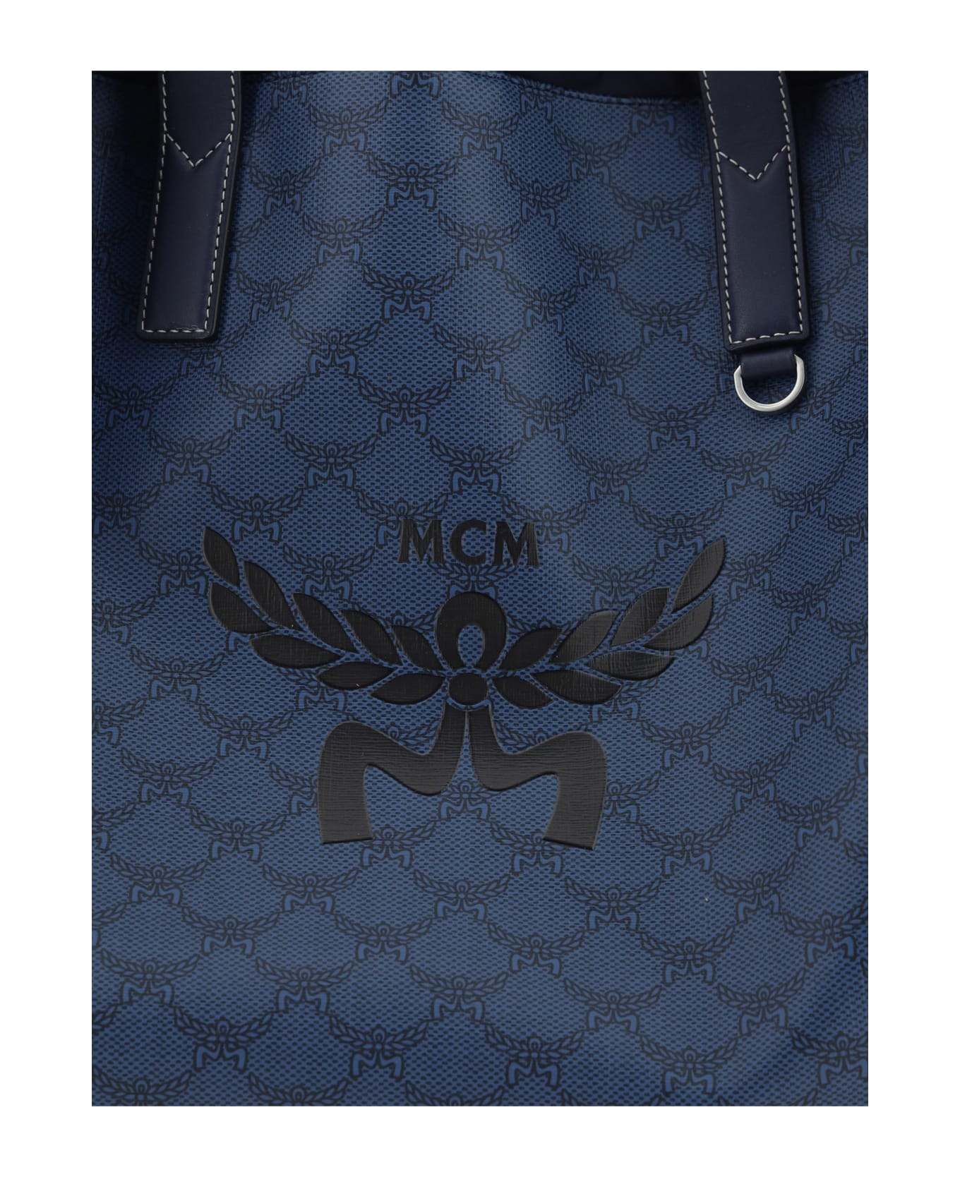 MCM Himmel Tote Shoulder Bag - Navy Blazer