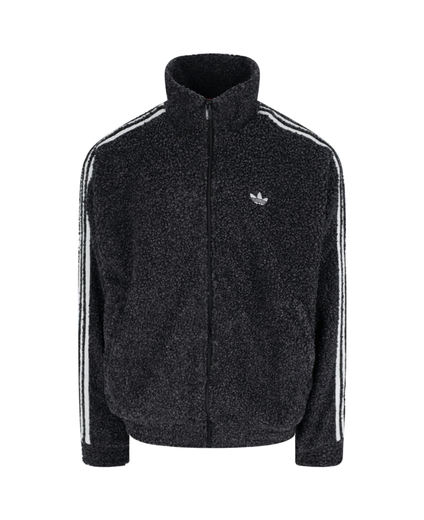 Adidas "firebird" Bouclé Jacket - Black   フリース
