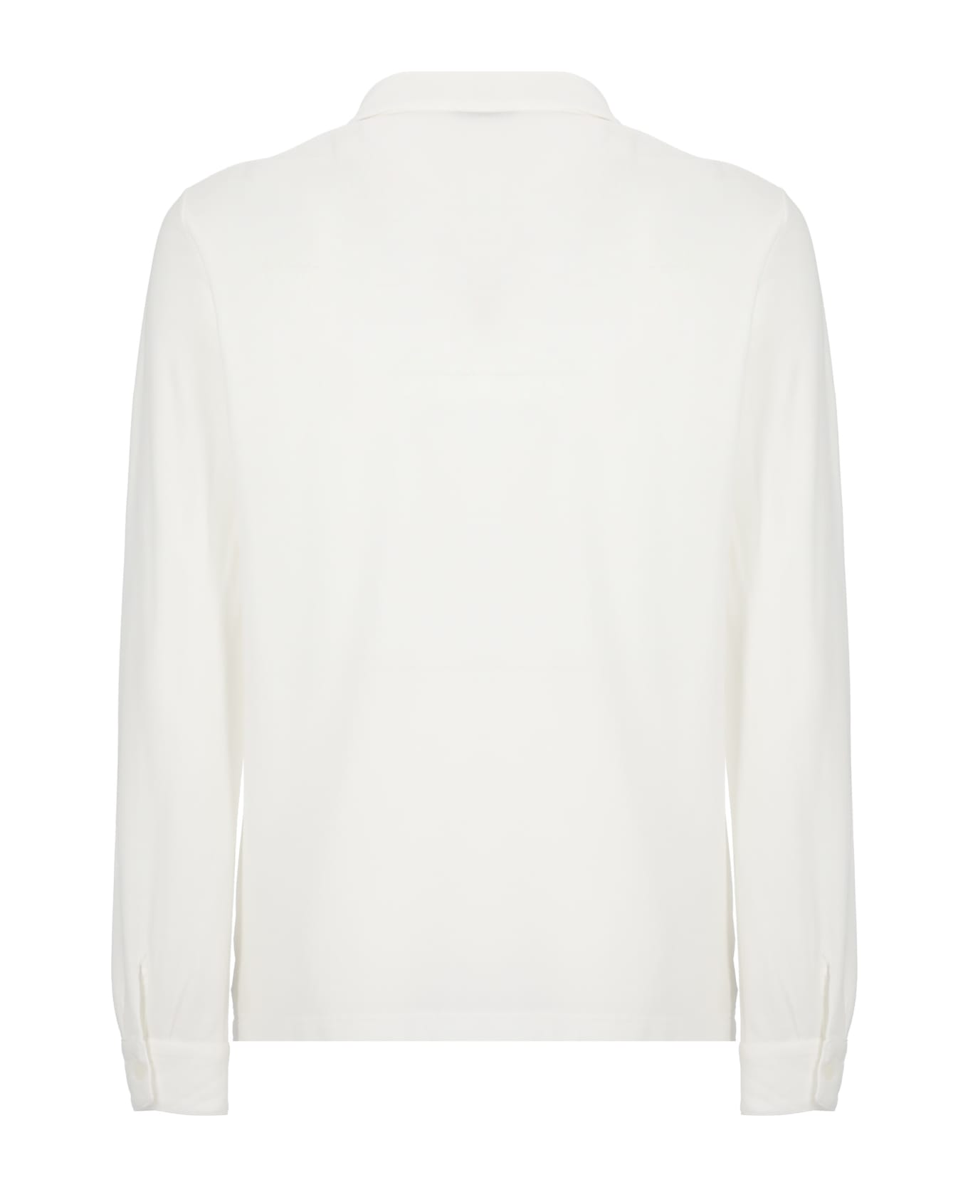 Zanone Cotton Polo Shirt - Bianco