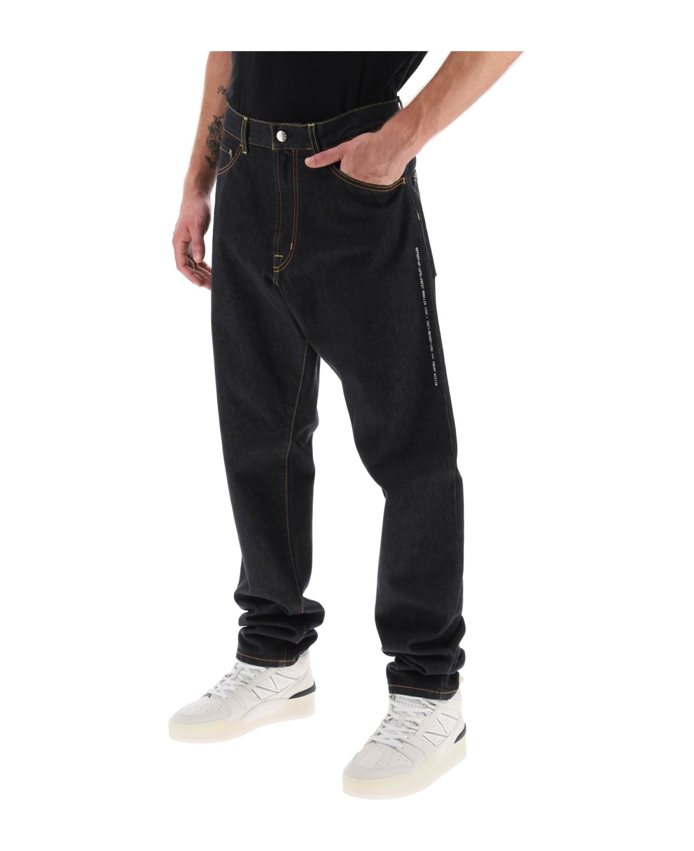 Moncler Genius Loose Fit Jeans - BLUE DEMIN (Black)