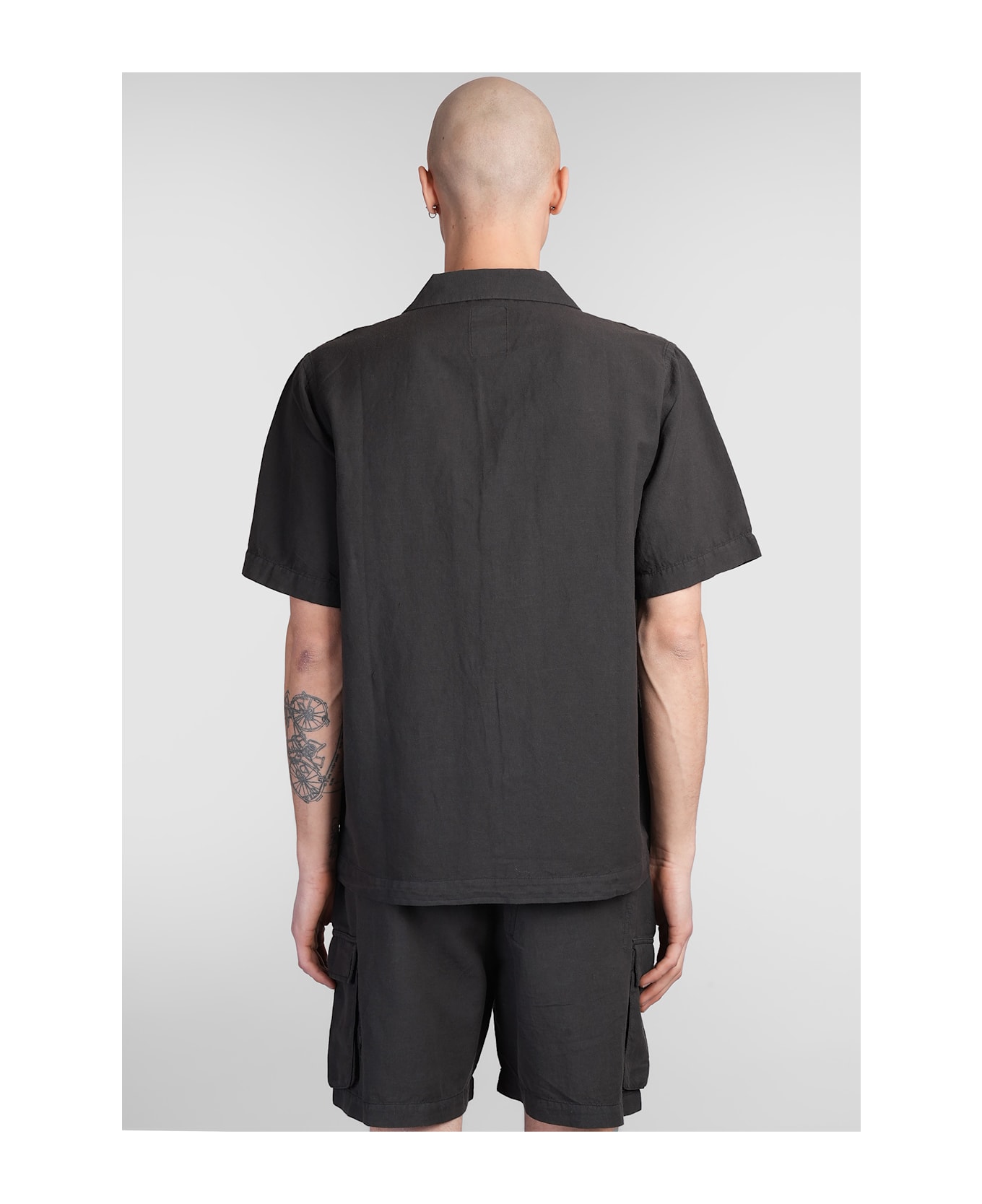 Maharishi Shirt In Black Cotton - black