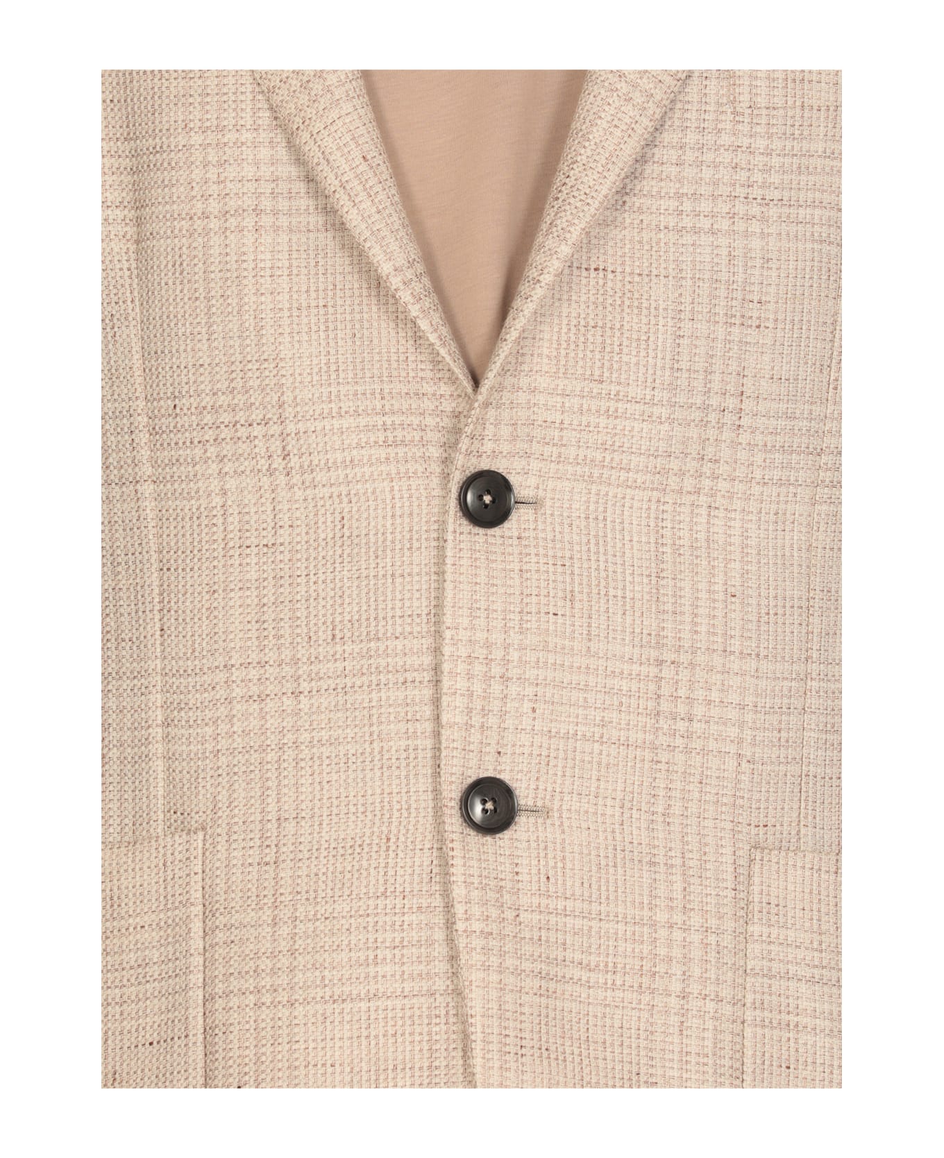 Zegna Linen And Wool Jacket - Beige