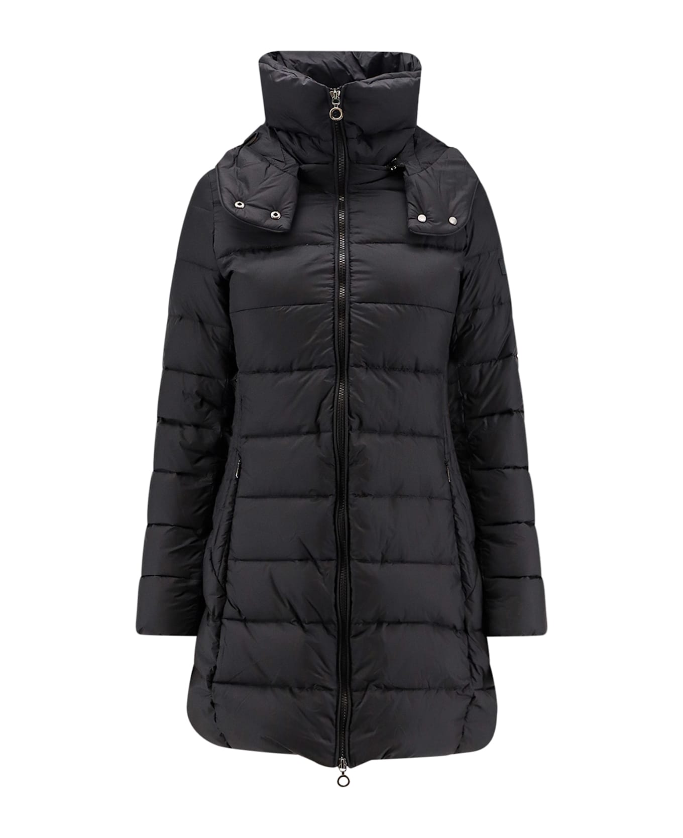 TATRAS Long Nylon Down Jacket - Black
