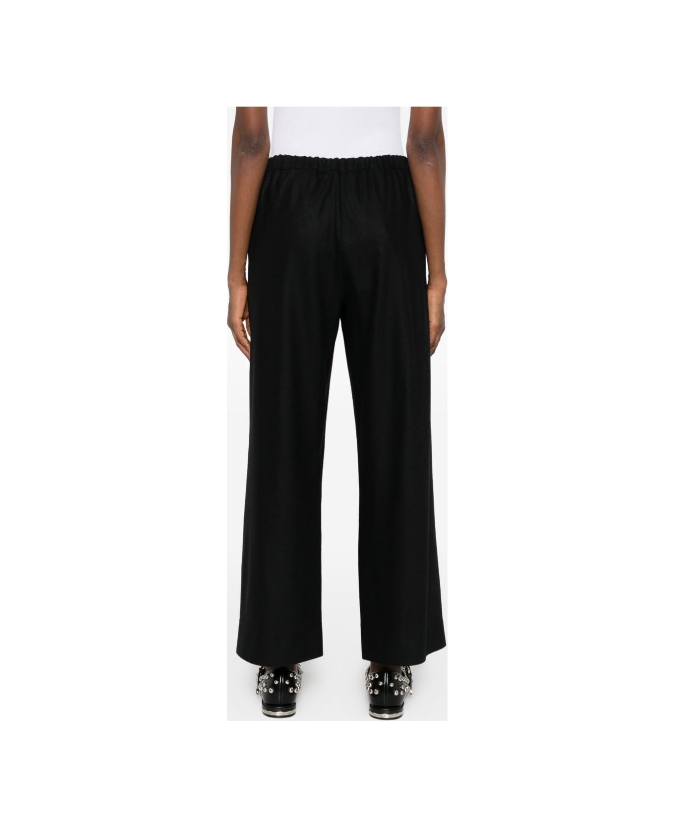 
S Max Mara Black Trousers - Black
