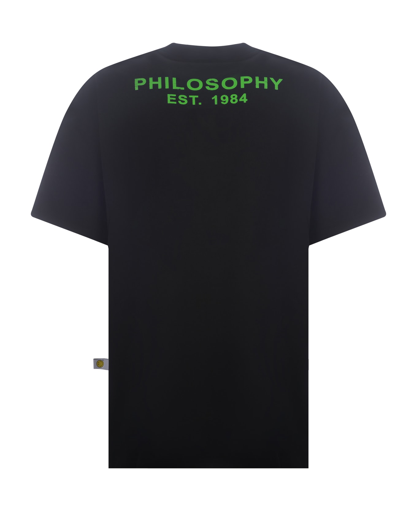 Philosophy di Lorenzo Serafini T-shirt Philosophy Di Lorenzo Serafini X Smiley In Cotone - Nero