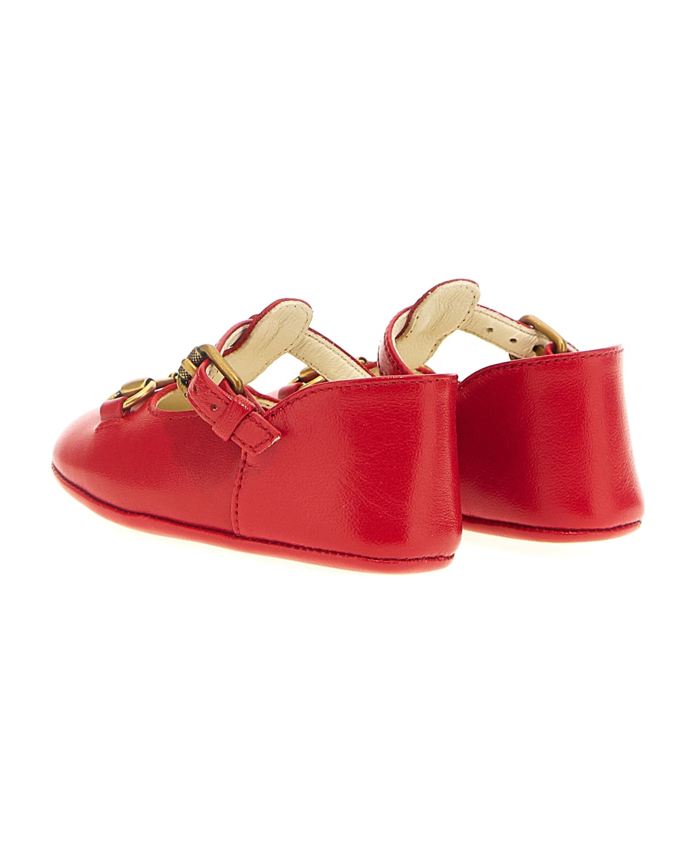 Gucci 'morsetto' Ballet Flats - Red