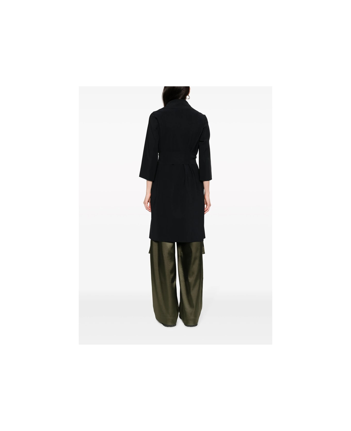 La Petit Robe Di Chiara Boni Coat - BLACK