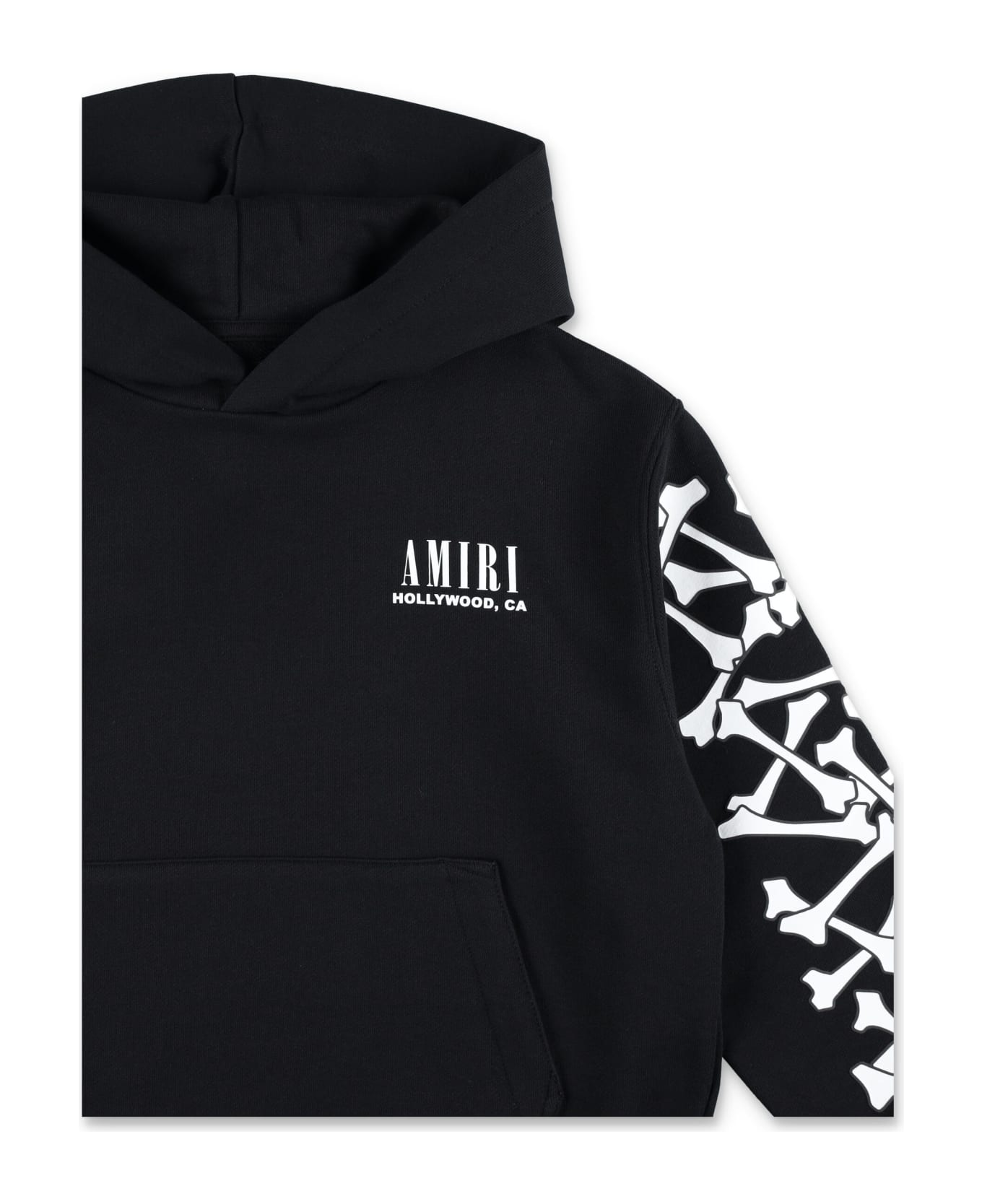 AMIRI Kid - Hoodie Skeleton Sleeves - BLACK
