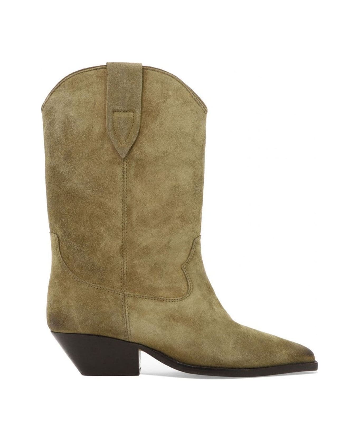 Isabel Marant Suede Boots - Green ブーツ