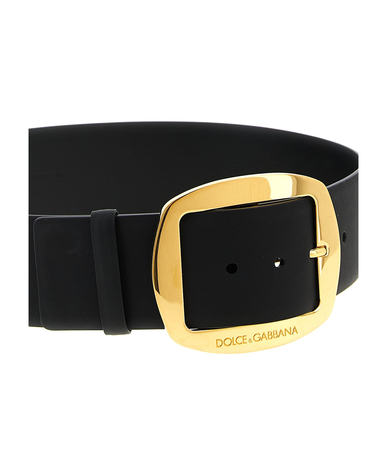 Dolce 
Gabbana Maxi Buckle Belt - Black  