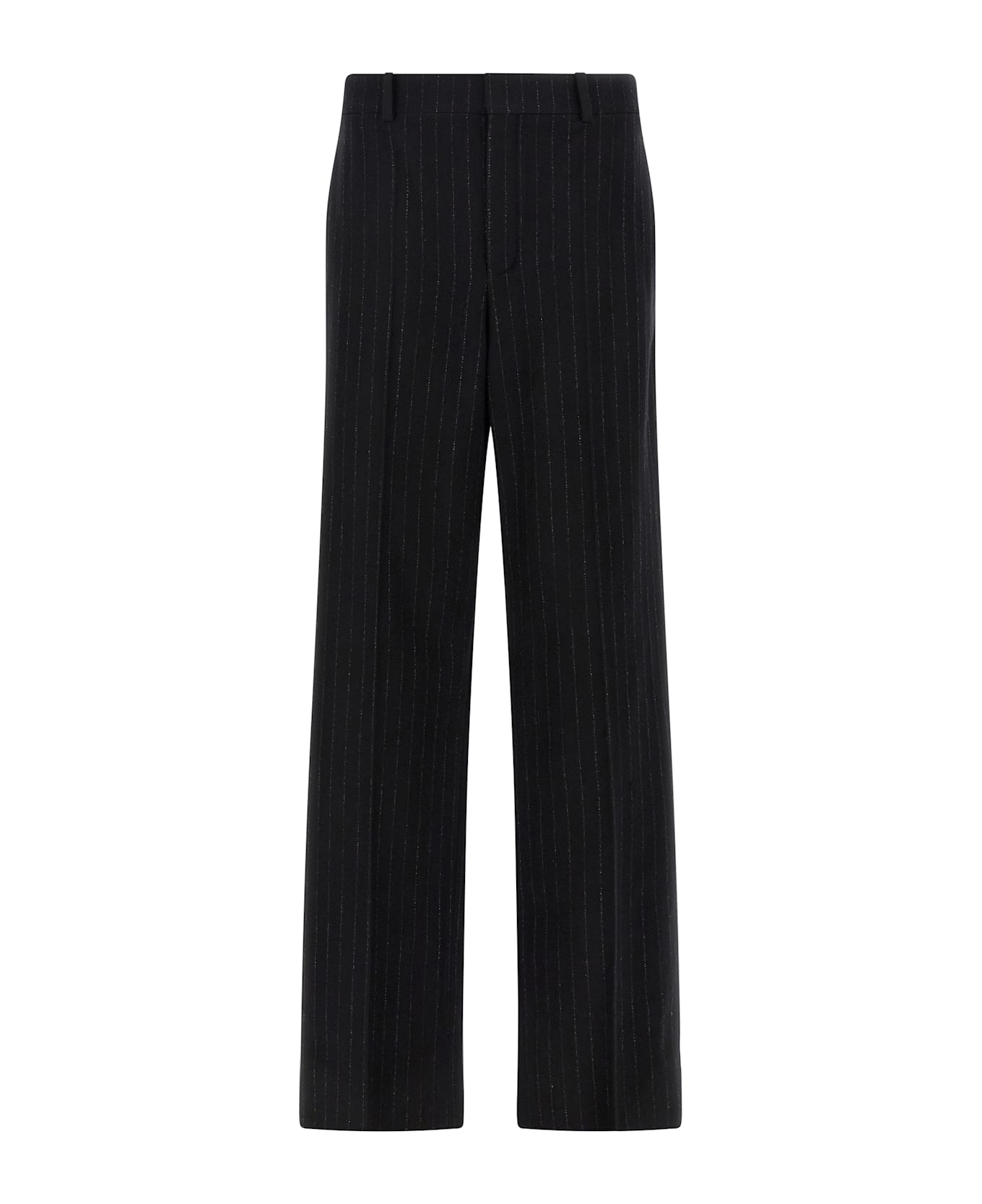 Saint Laurent Pinstripe Pants - Black  