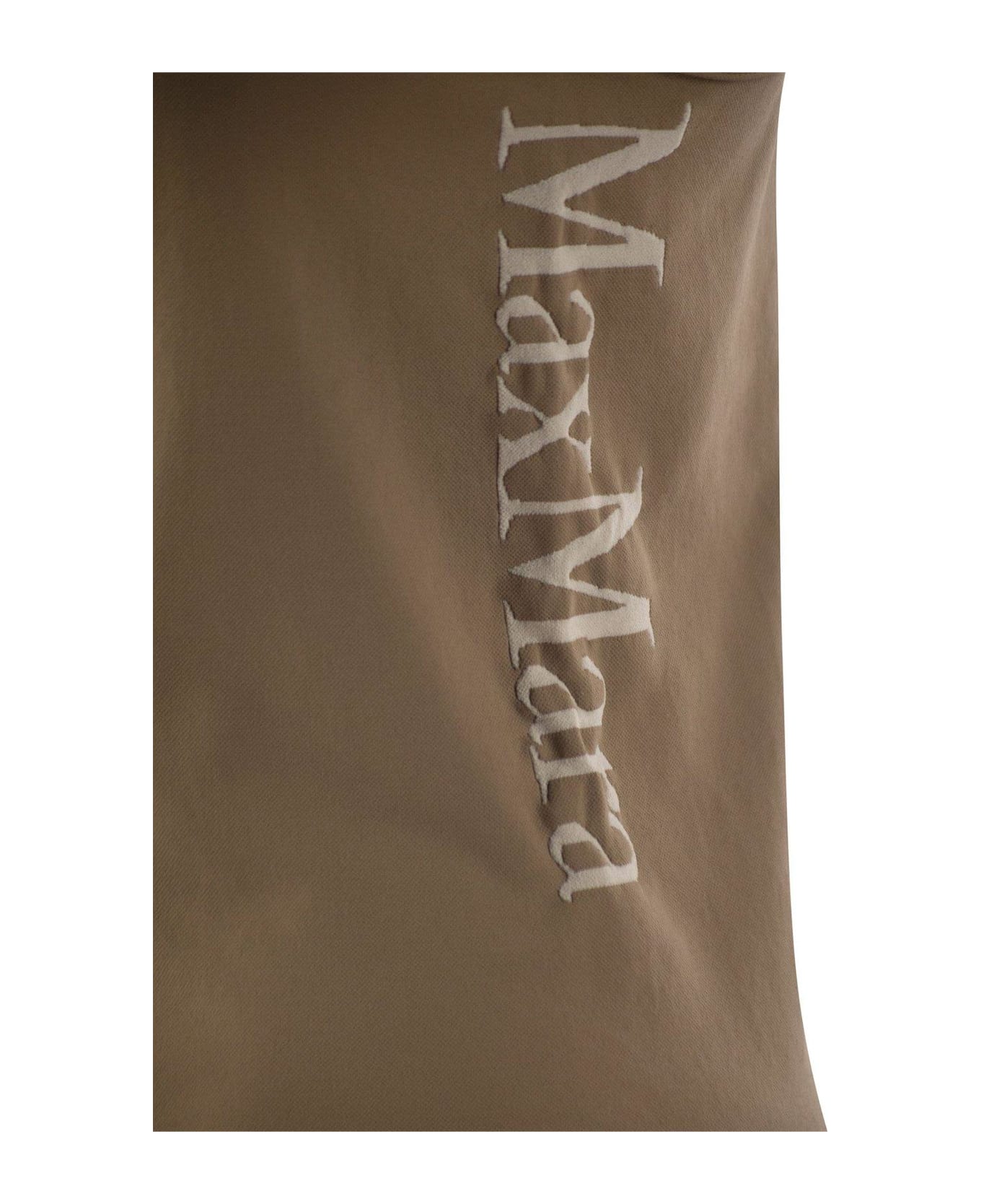 'S Max Mara Logo Detailed Sleeveless Top - Cammello