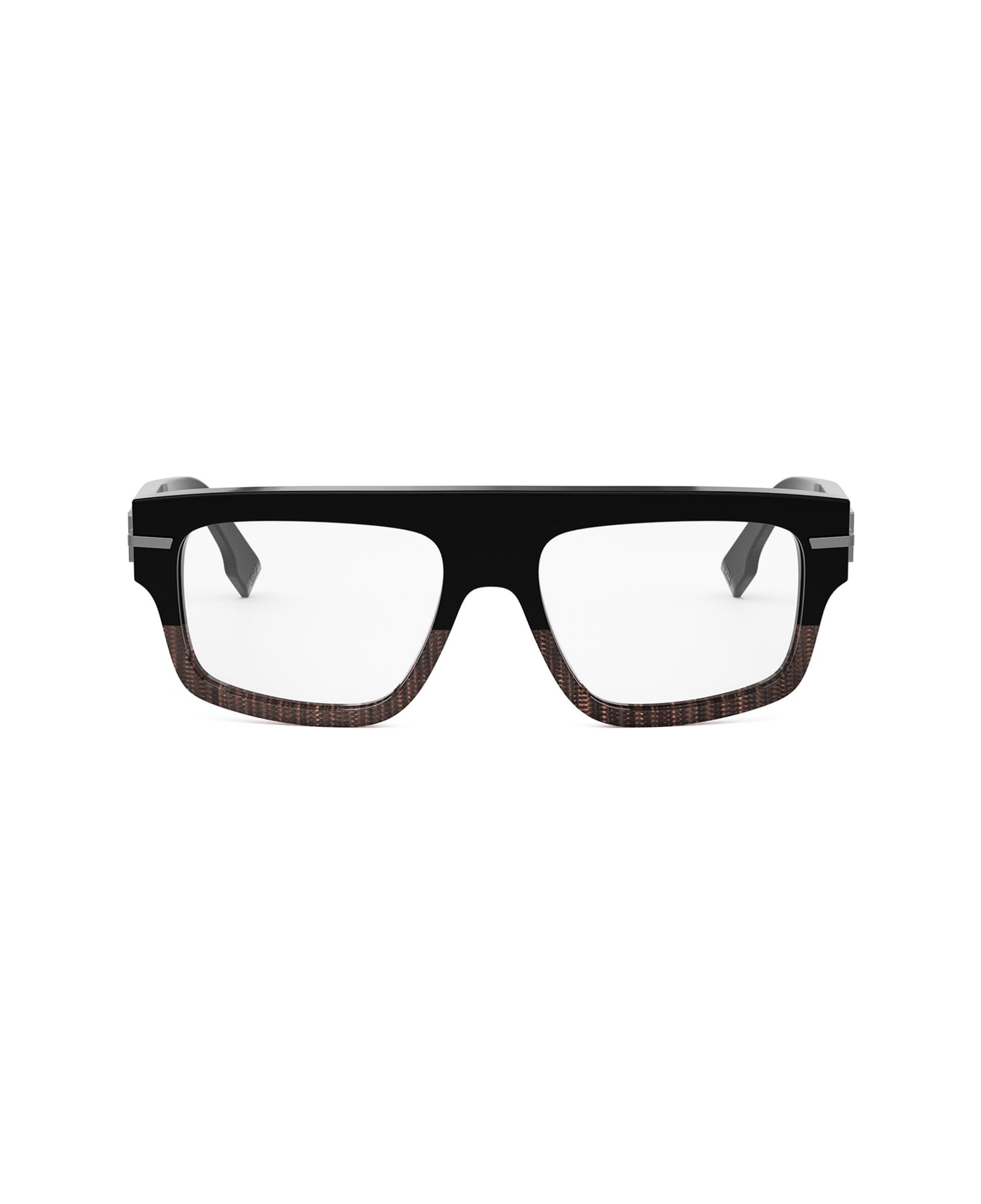 Fendi Eyewear Fe50062i Fendi Fendigraphy 005 Nero/marrone Glasses - Nero