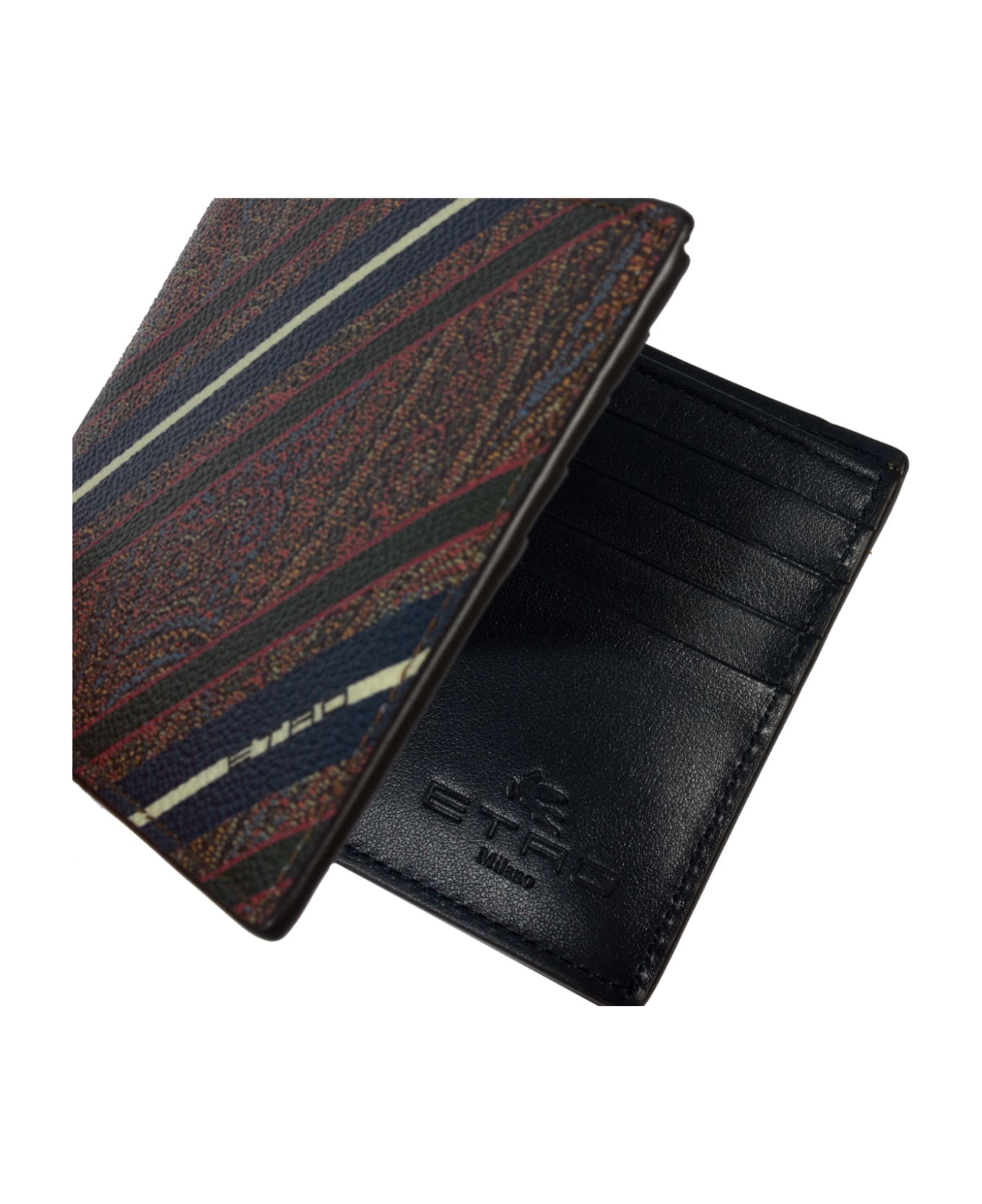 Etro Leather Wallet - Brown 財布