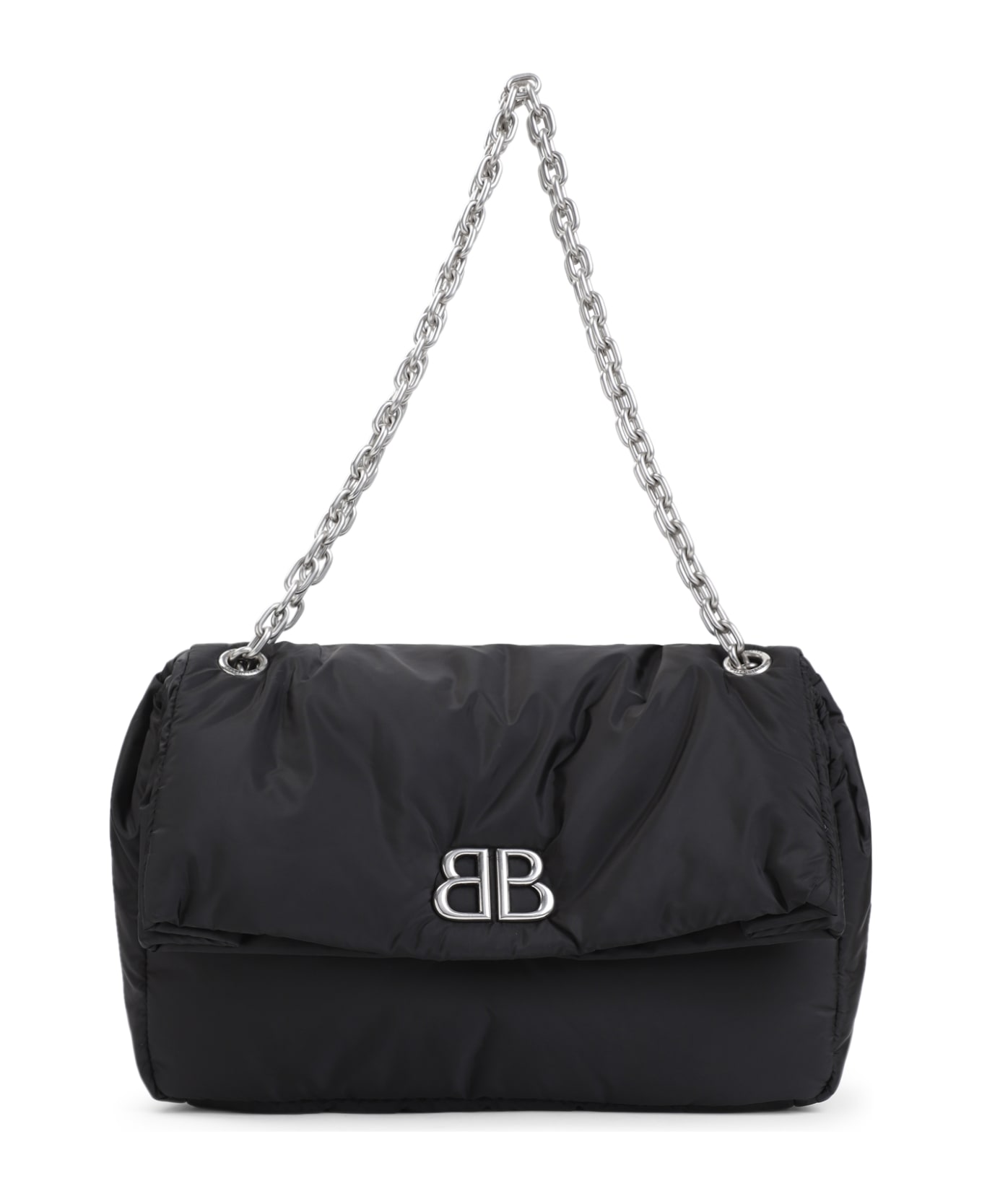 Balenciaga Monaco M Chain Bag - Black