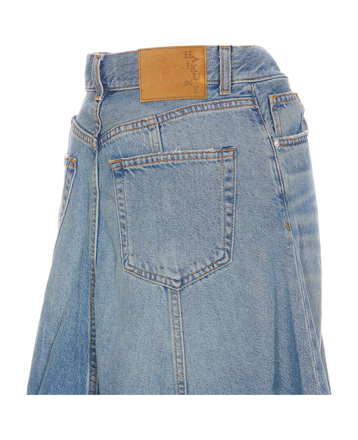 Haikure Serenity Ionic Denim Skirt - Blue