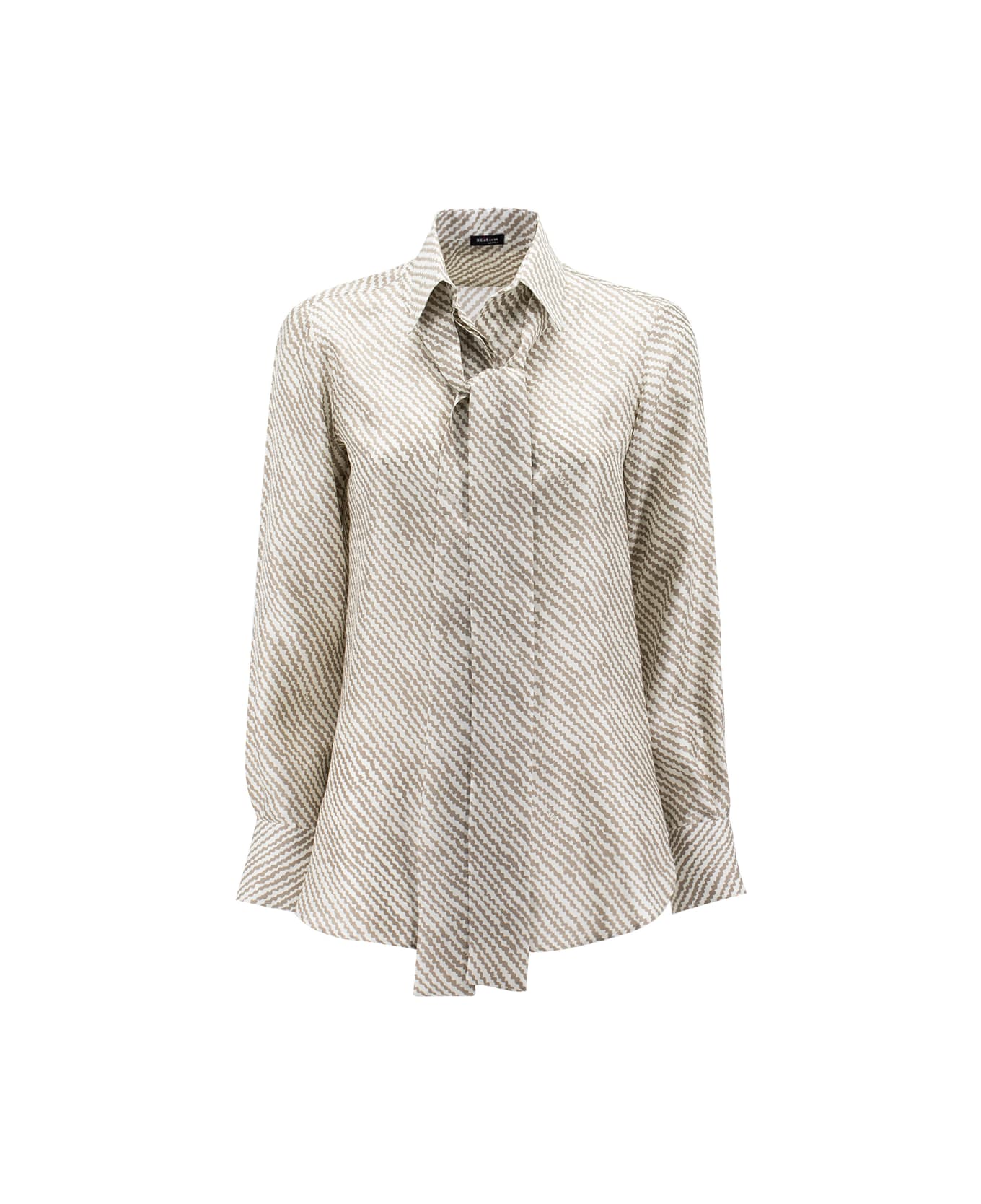 Kiton Blouse - CREAM WHITE  BEIGE