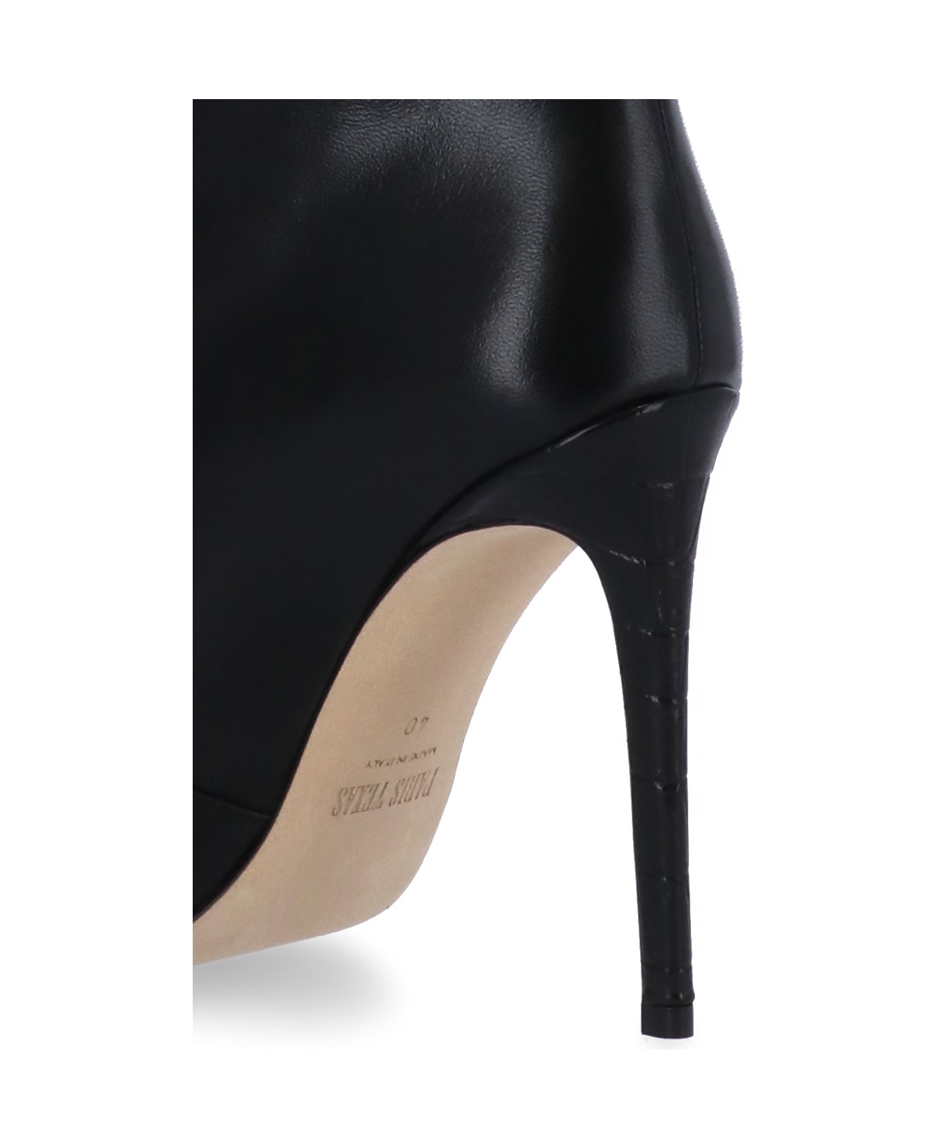 Paris Texas Stiletto Boots - Black