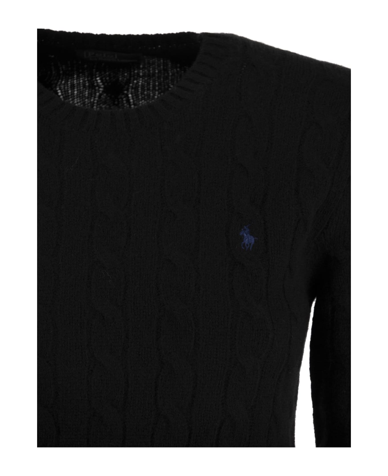 Polo Ralph Lauren Logo Sweater - Black ニットウェア