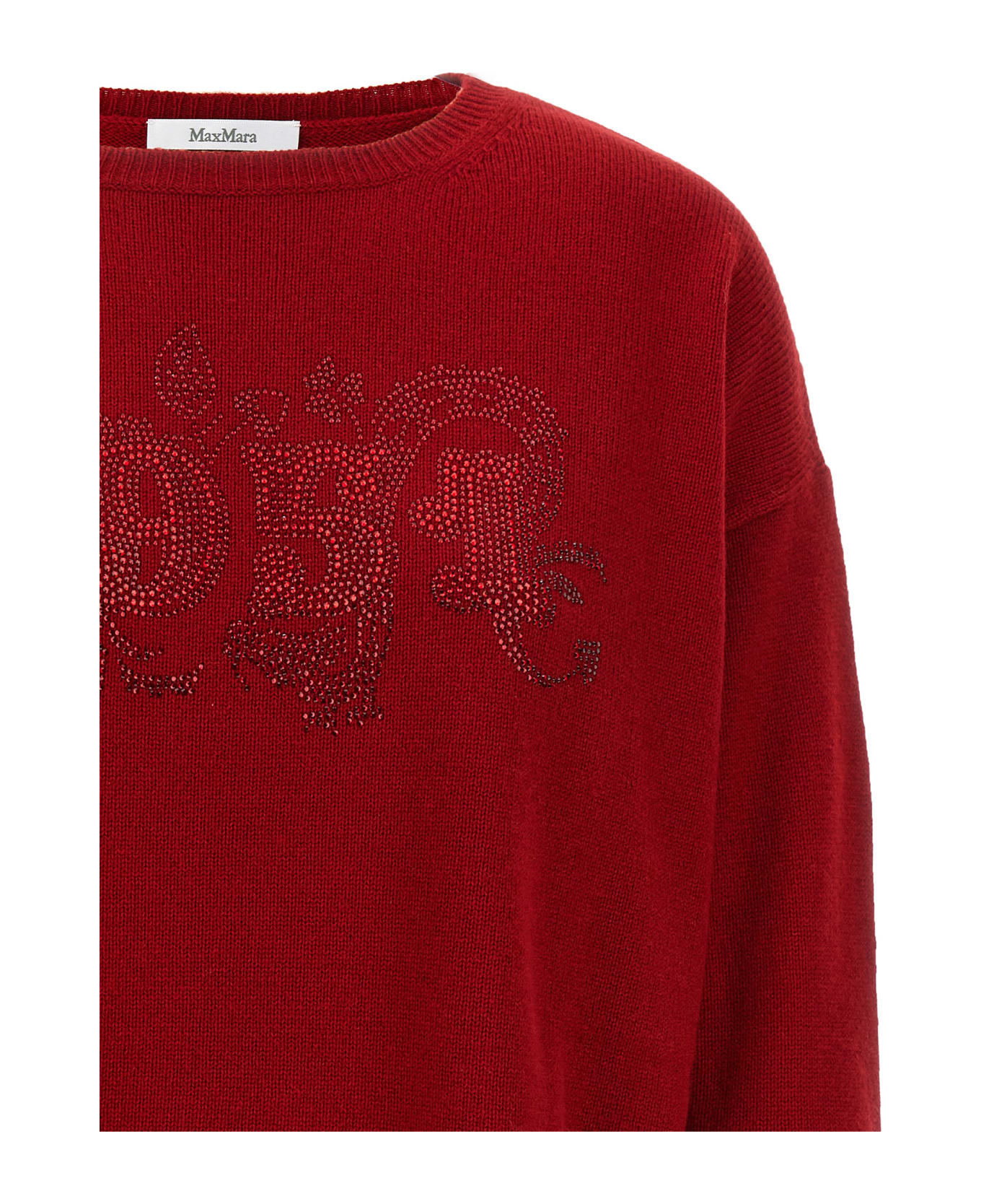 Max Mara 'nias' Sweater - Red ニットウェア