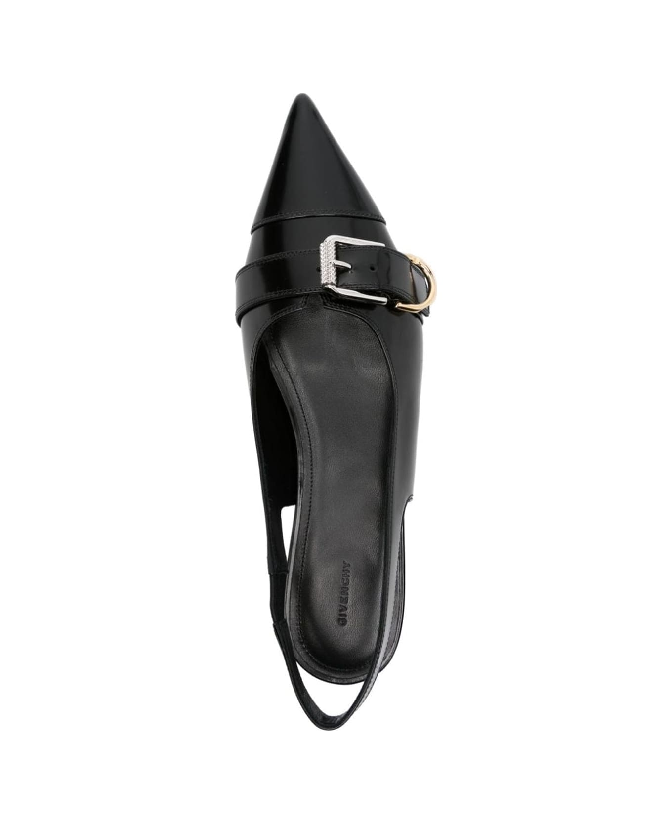 Givenchy Voyou Slingback Ballerina Flat - Black