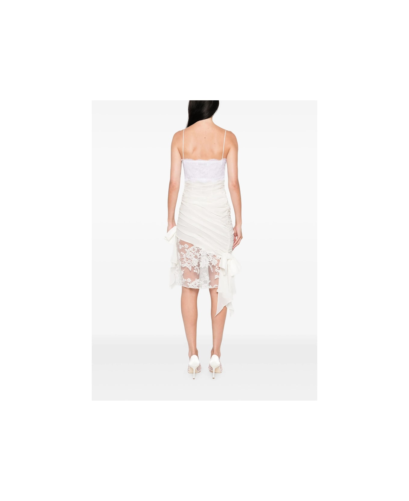 Alessandra Rich Dress - WHITE