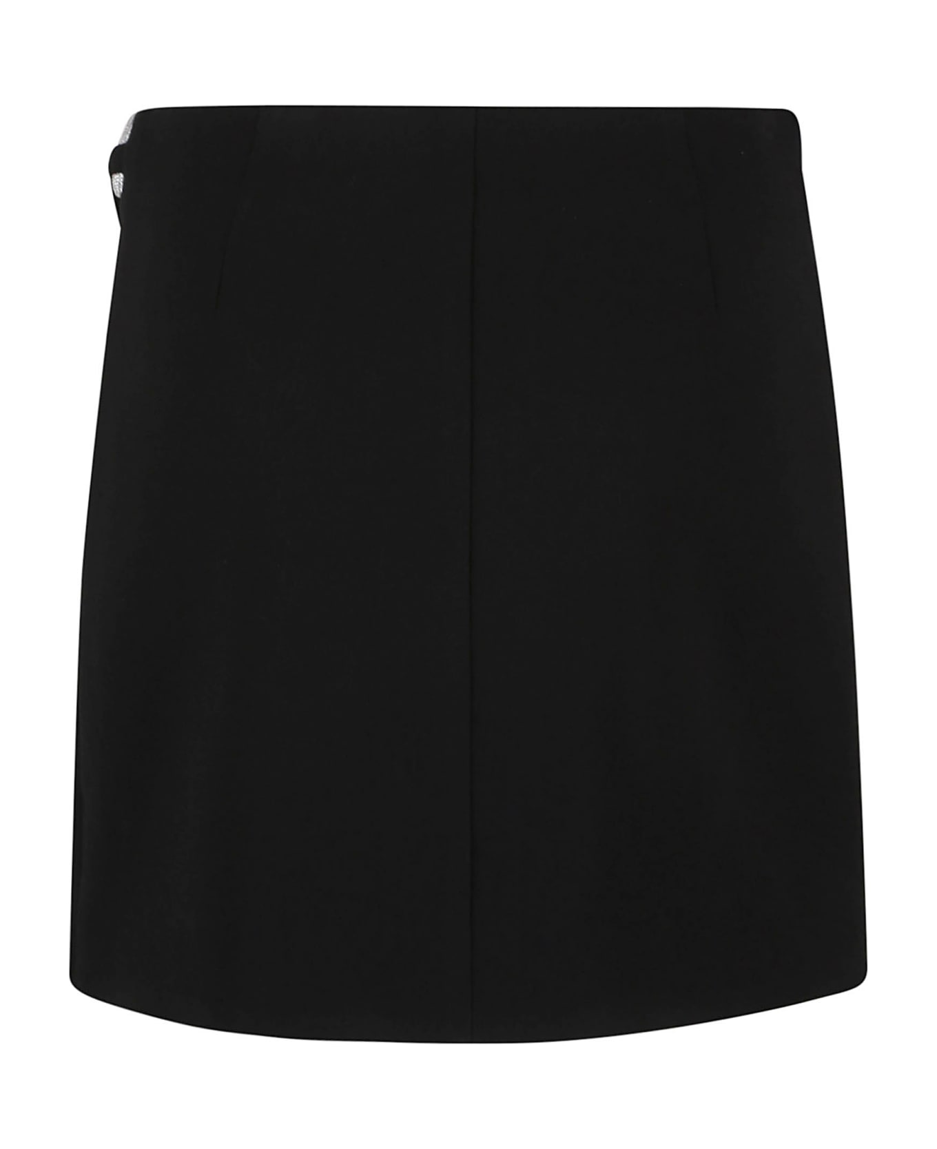 Jonathan Simkhai Ebony Wrap Mini Skirt - Black