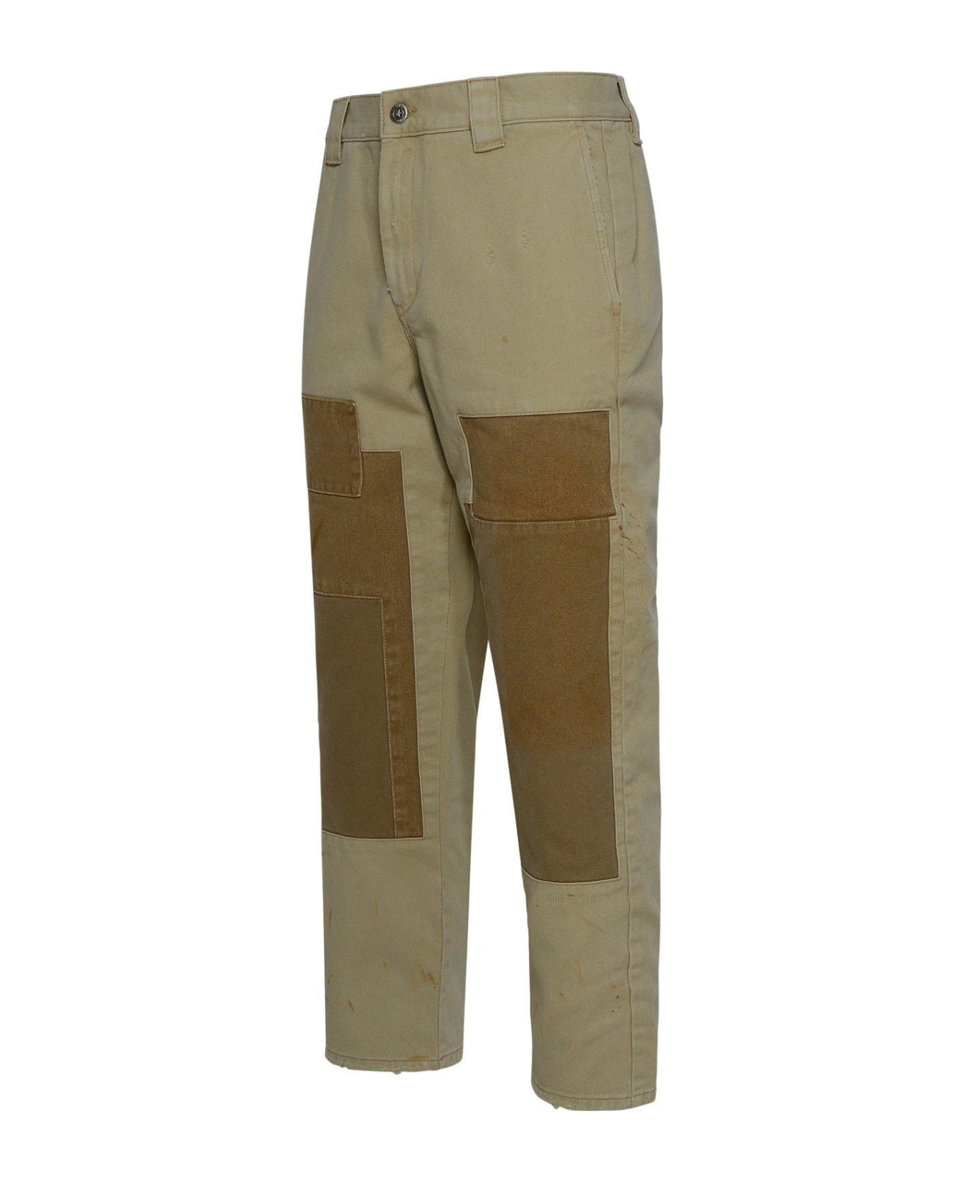 Golden Goose Panlled Trousers - Yellow Cream
