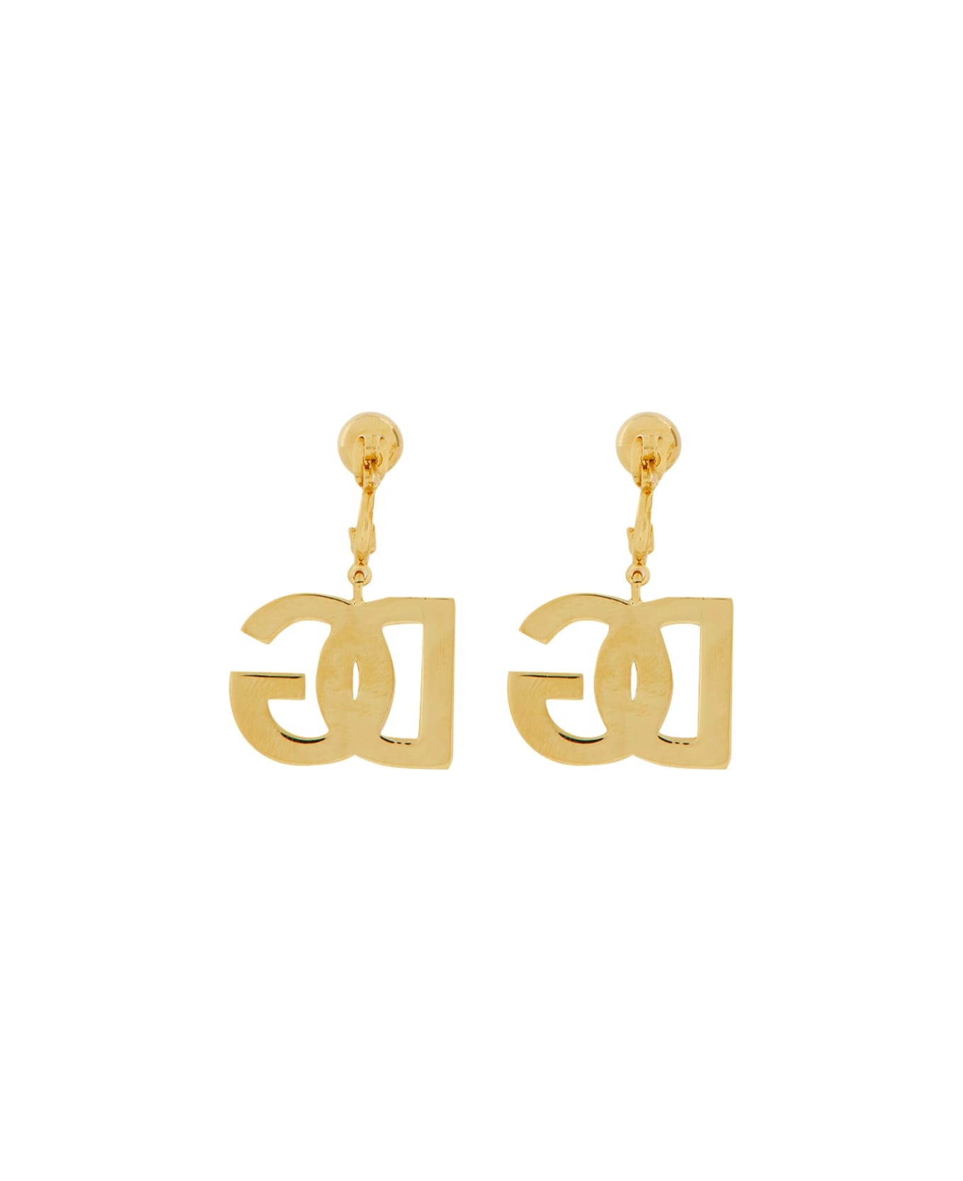 Dolce & Gabbana Orecchini Con Logo Dg - GOLD