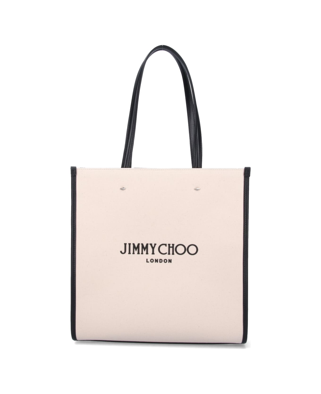 Jimmy Choo N/s Medium Tote Bag - Crema