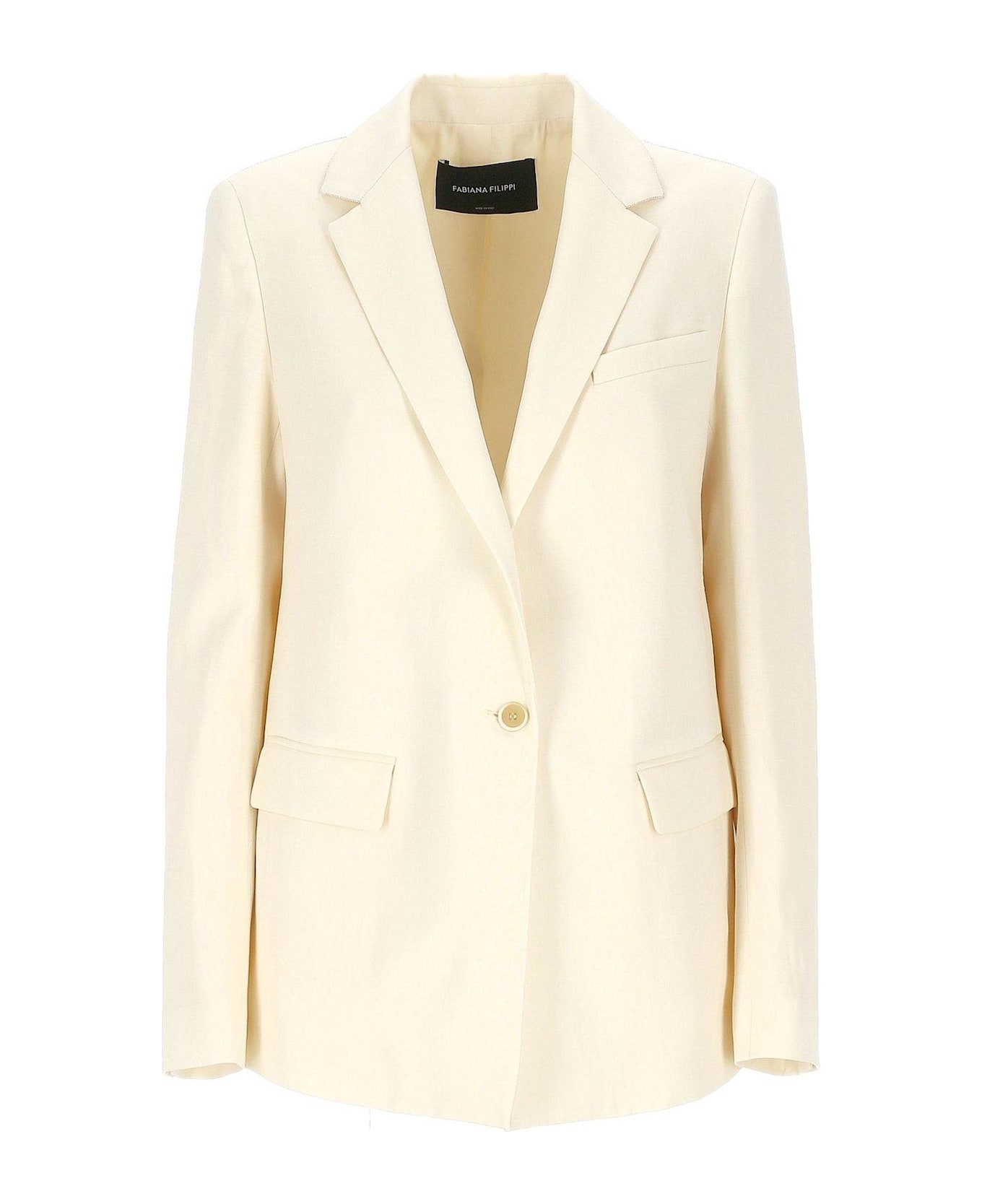 Fabiana Filippi Single Breasted Long Sleeved Jacket Fabiana Filippi