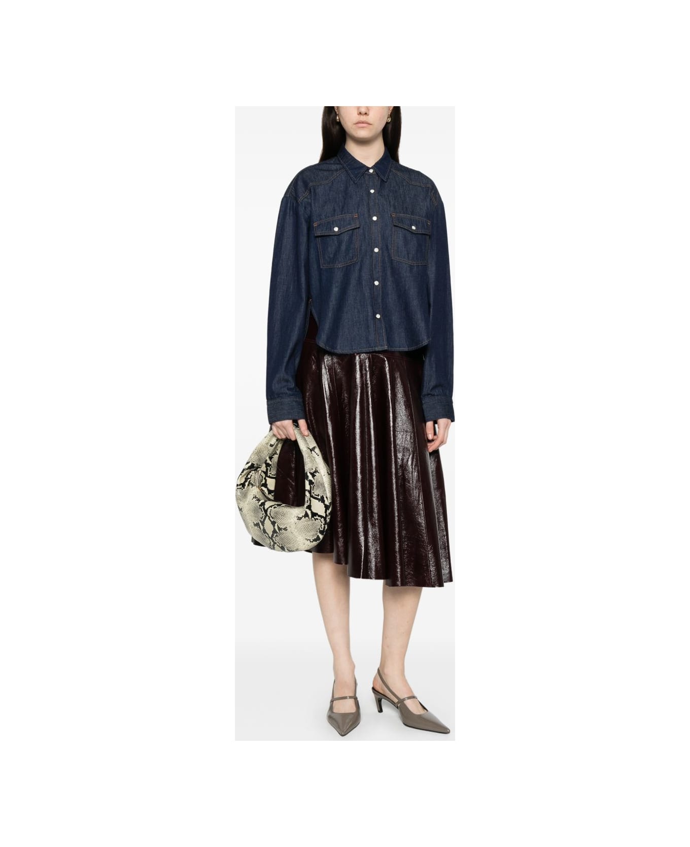 Khaite Grenon Cotton Shirt - Blue