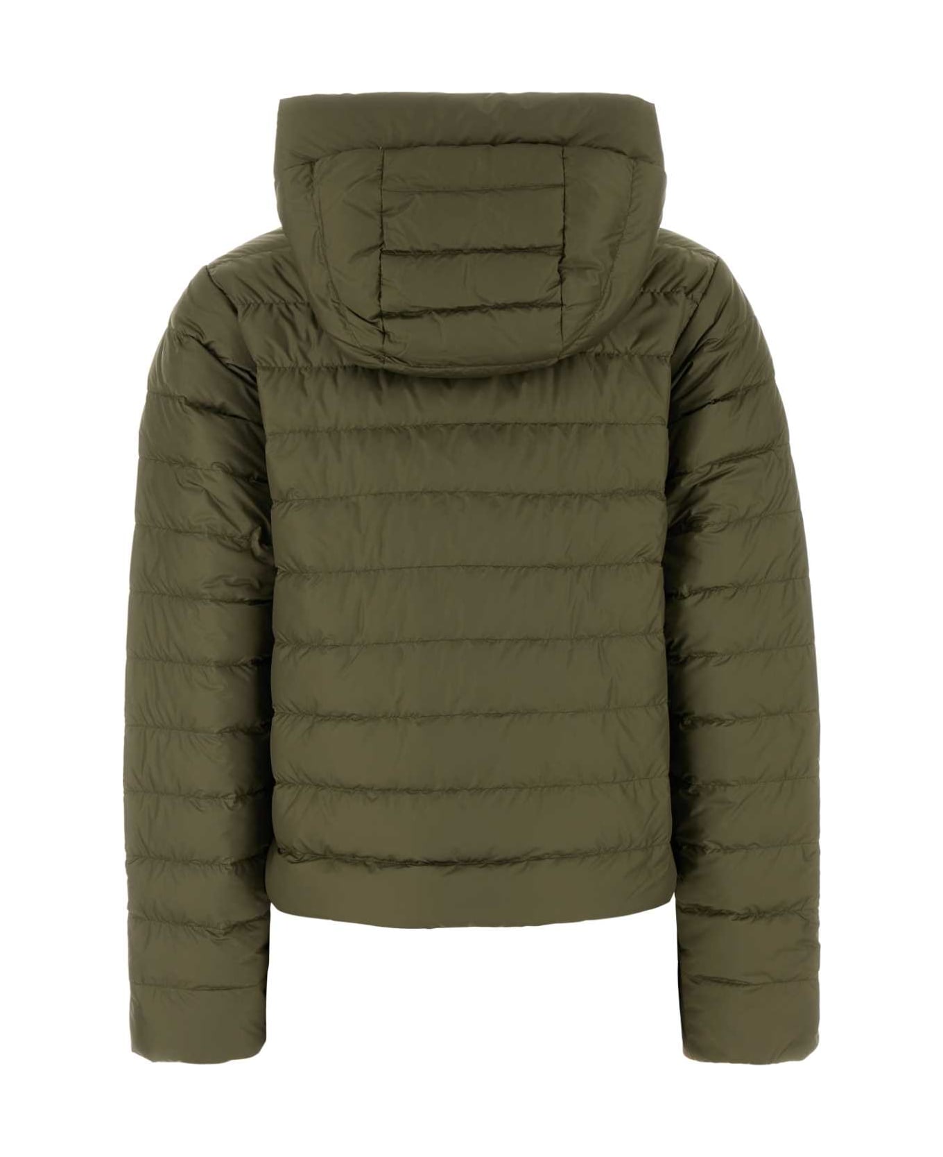 Woolrich Army Green Polyester Down Jacket - GREEN