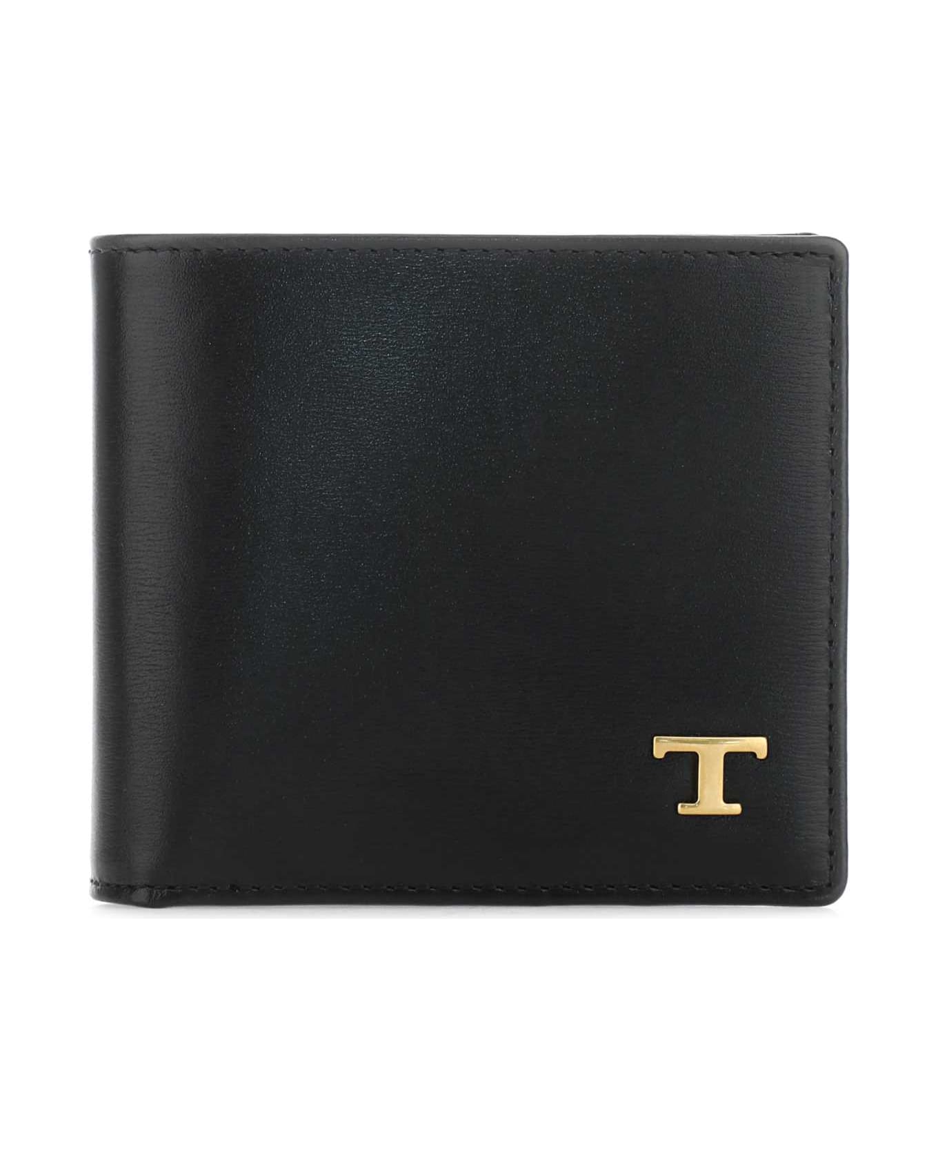 Tod's Black Leather Wallet - B999