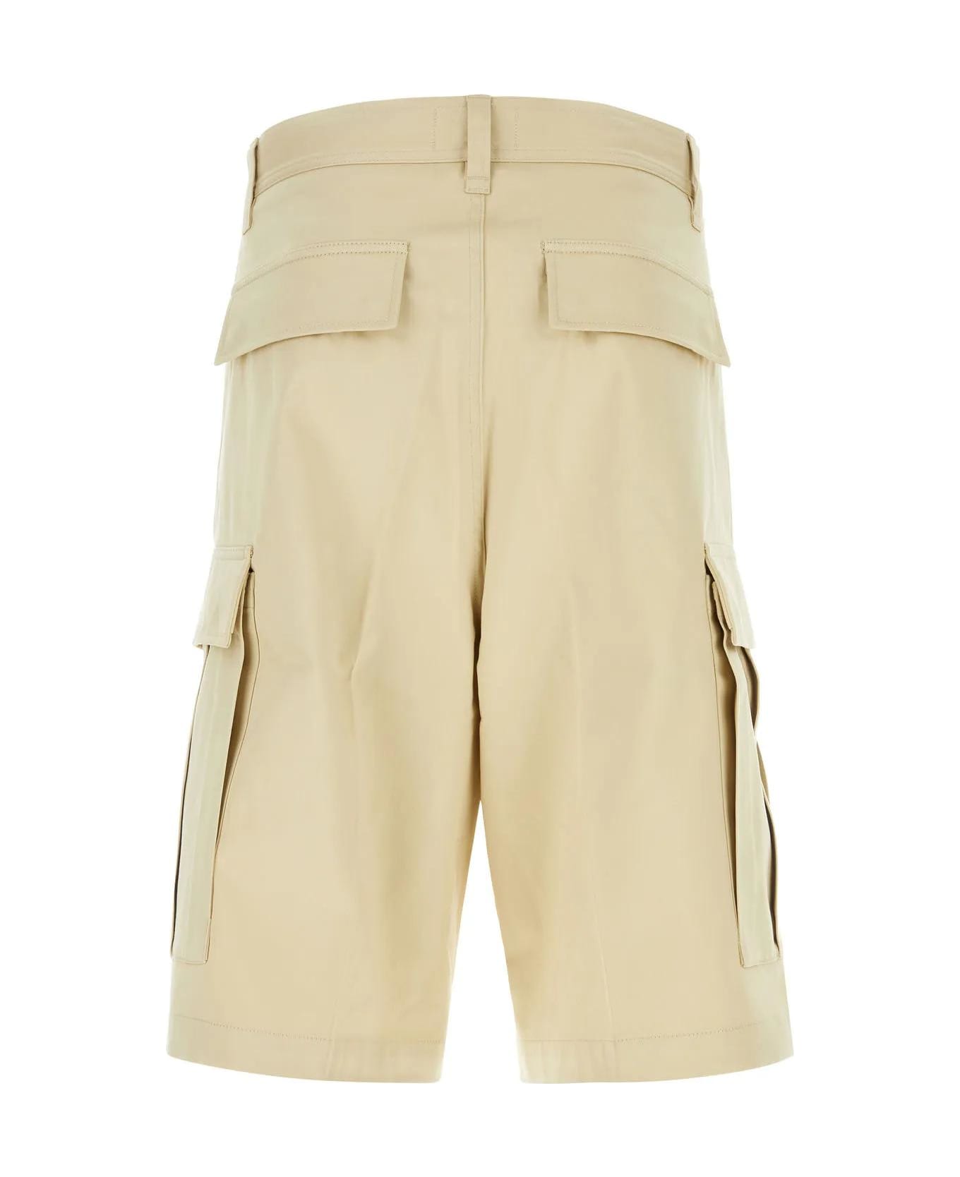 Ami Alexandre Mattiussi Sand Cotton Bermuda Shorts - 709
