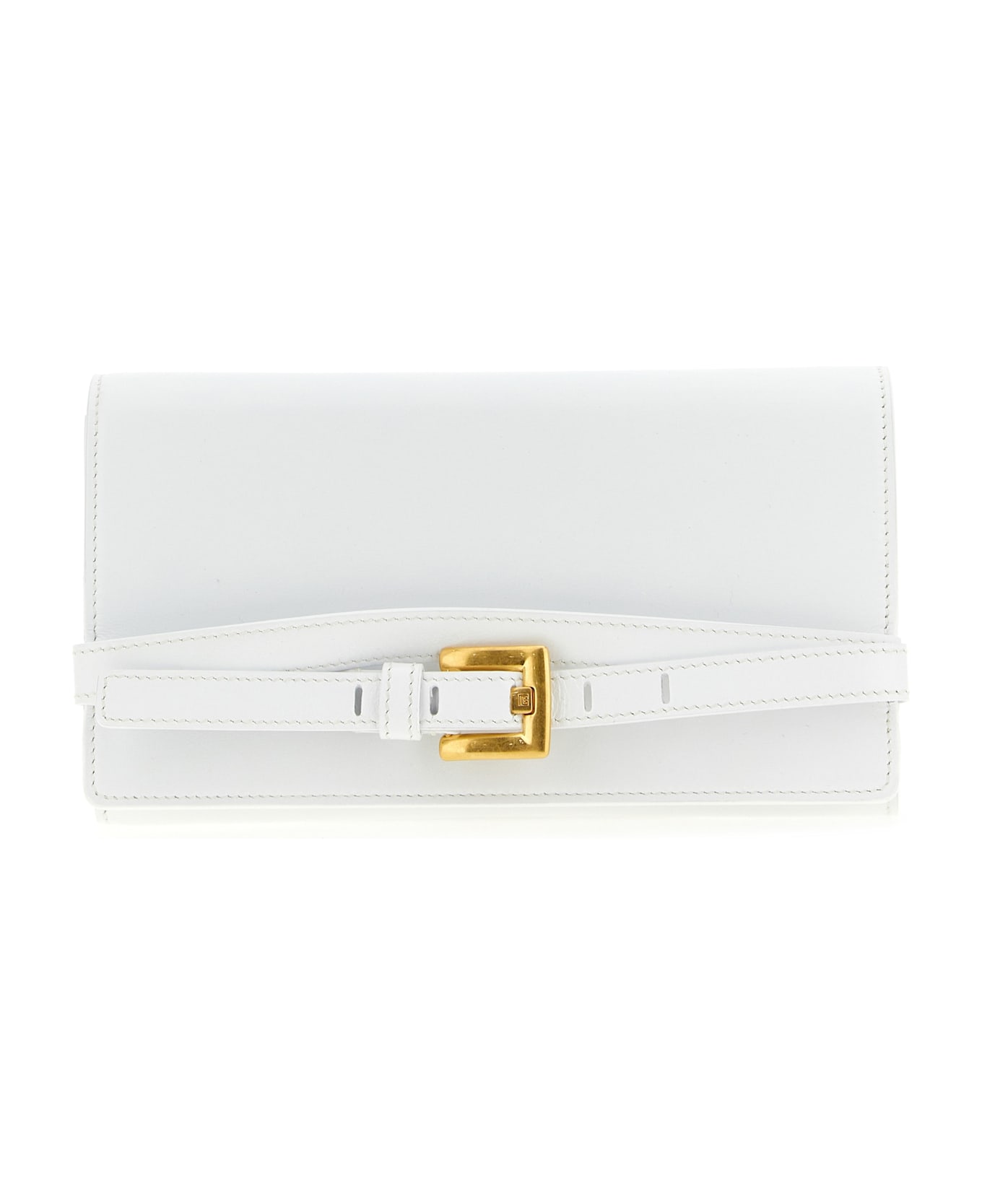 Balmain 'shuffle' Wallet Chain - White