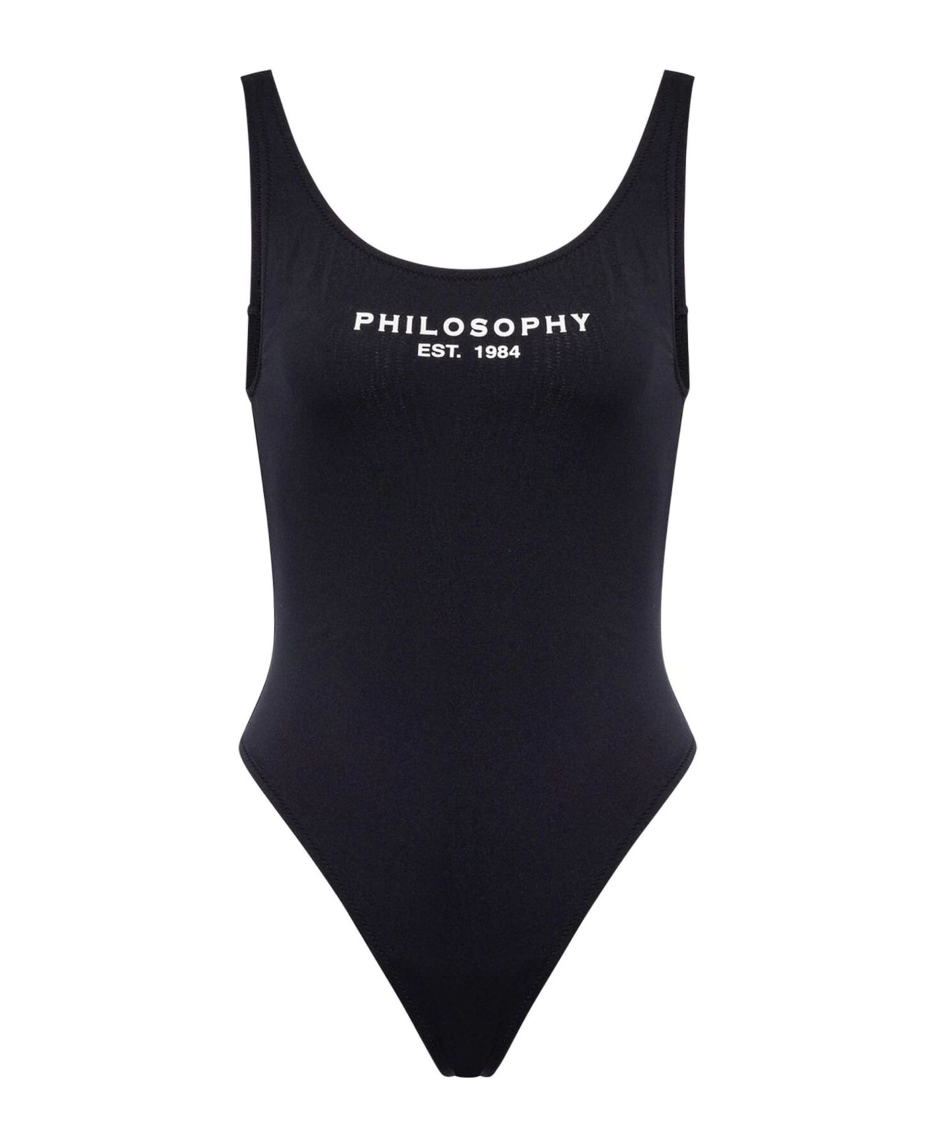 Philosophy di Lorenzo Serafini Lycra One-piece Swimsuit - Black