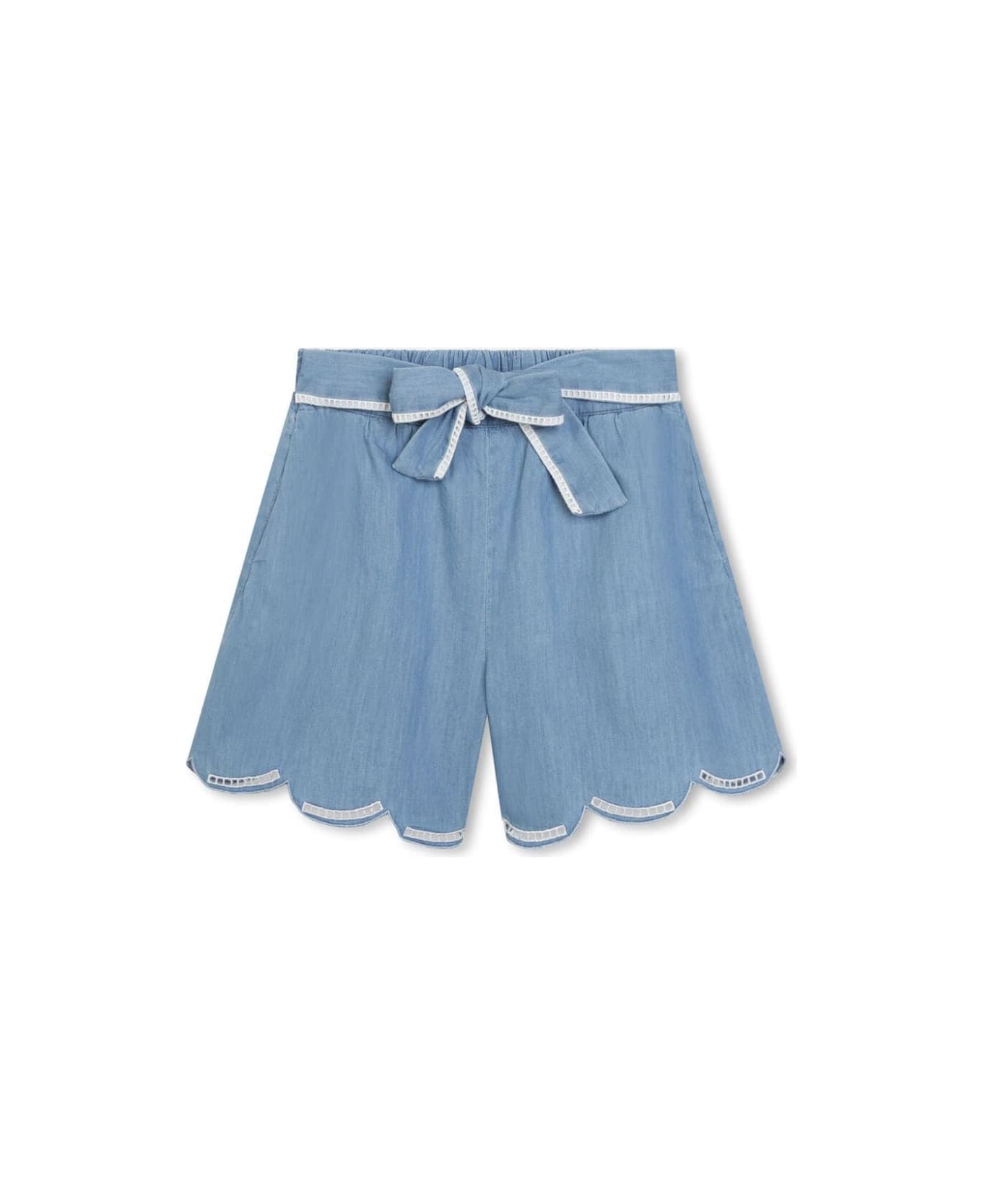 Chloé Denim Shorts - Denim Blue