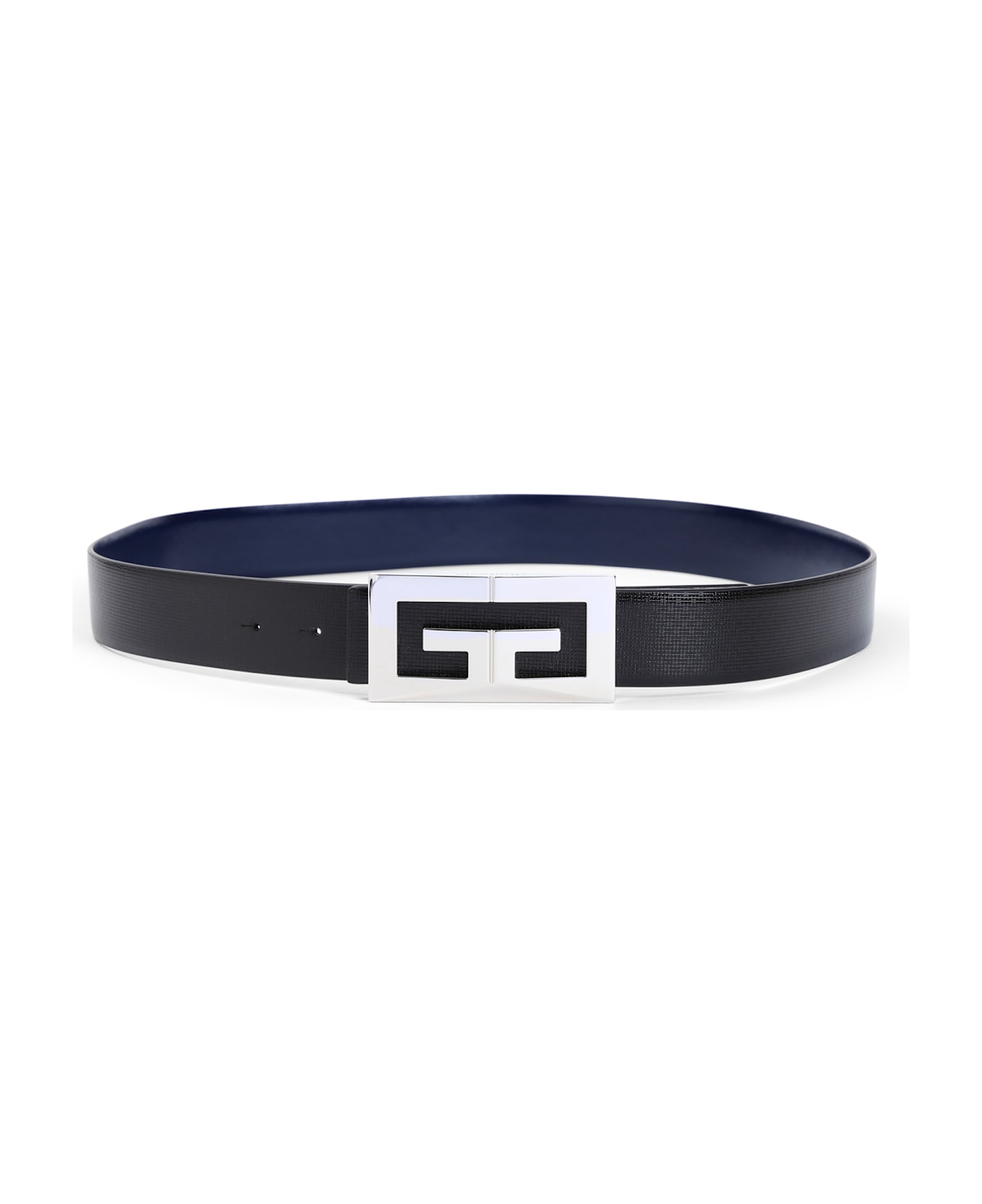 Givenchy 2g Reversible Belt - Black Dark Blue