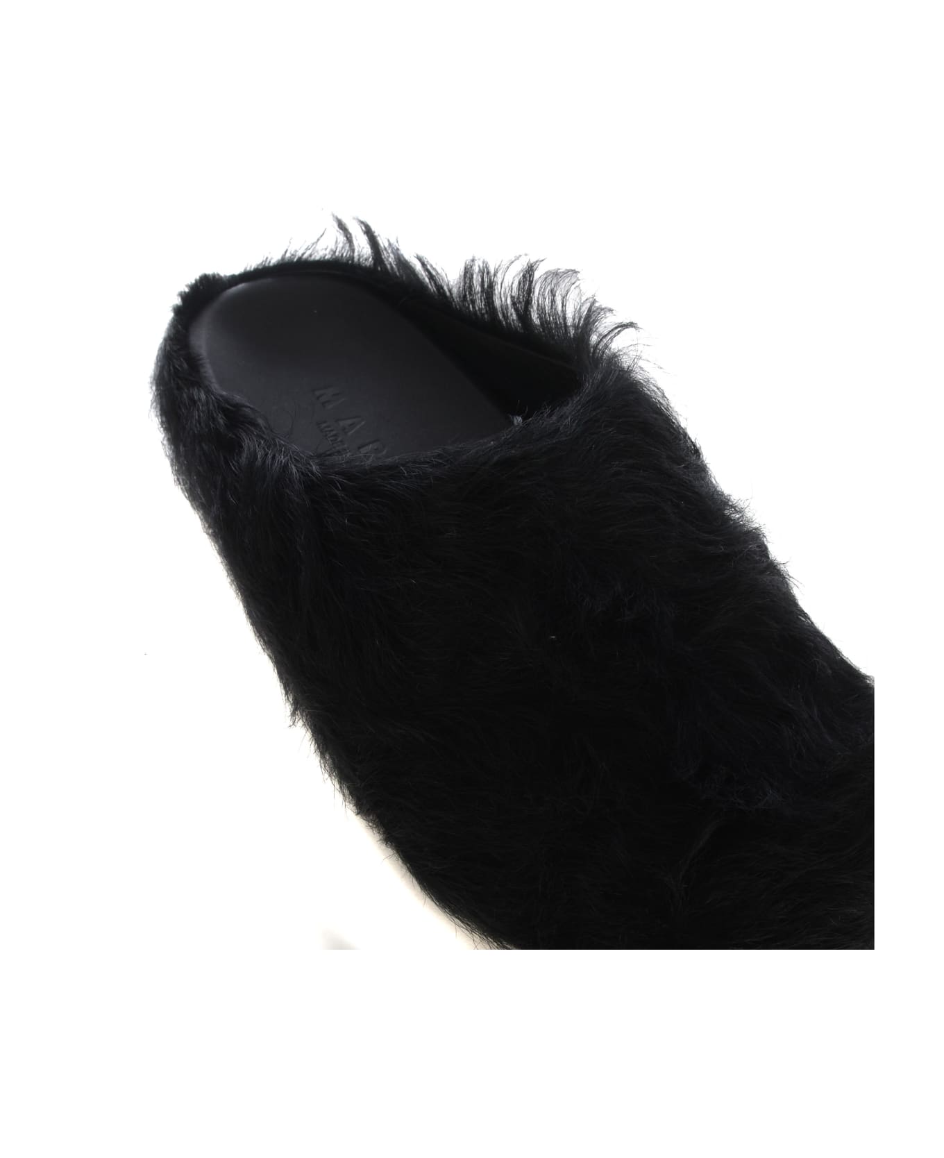 Marni Fussbett Slip-on Flat Mules - Black