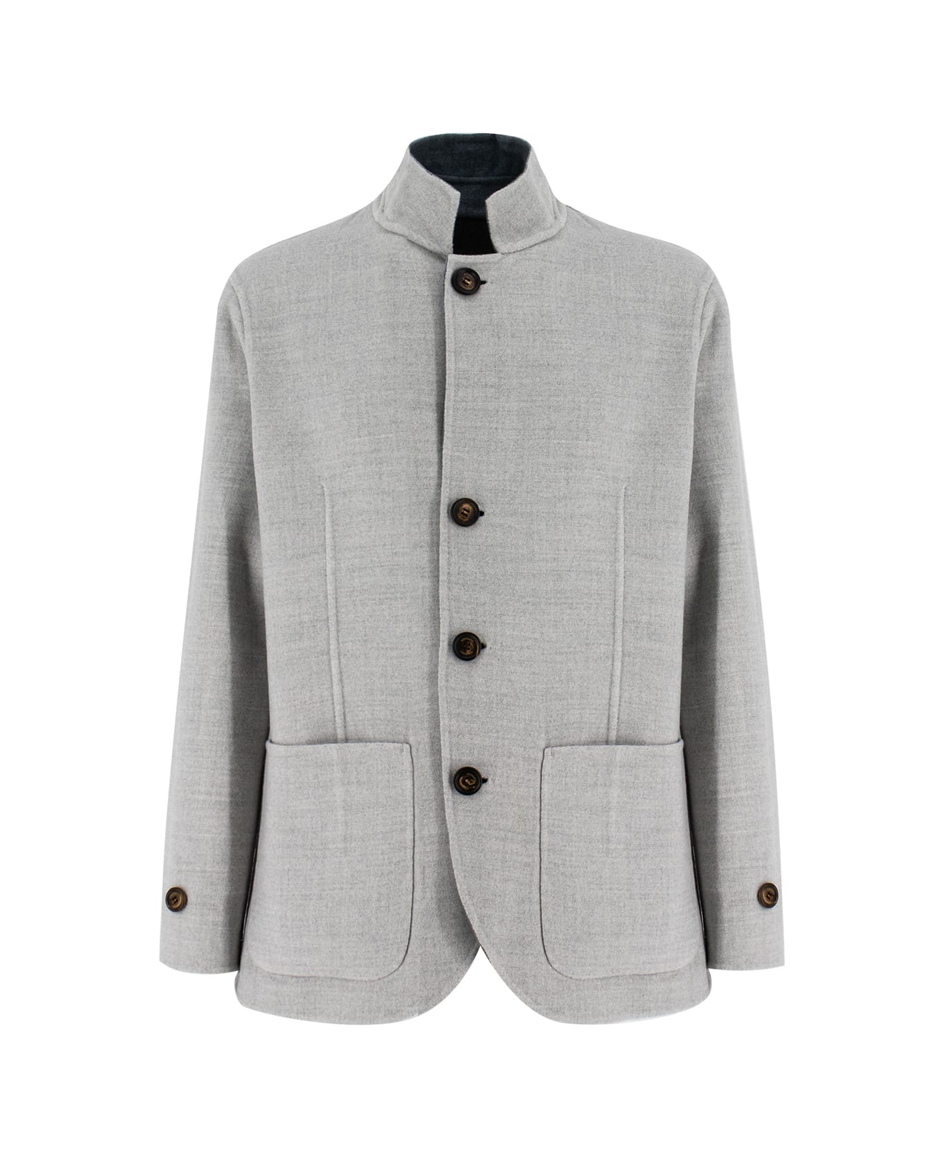 Eleventy Jacket - ZUCCHERO E GRIGIO CHIARO