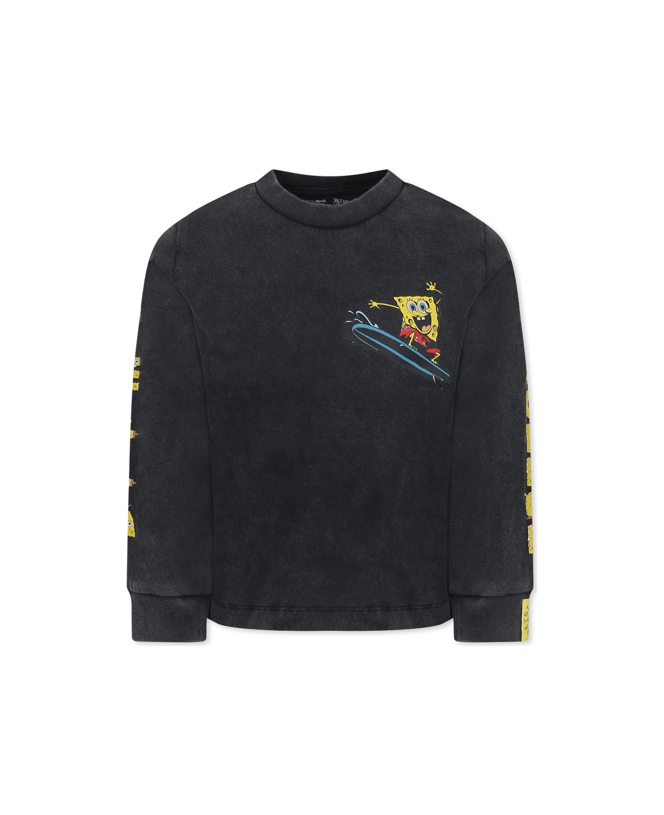 Stella McCartney Kids Grey T-shirt For Boy With Spongebob - Grey